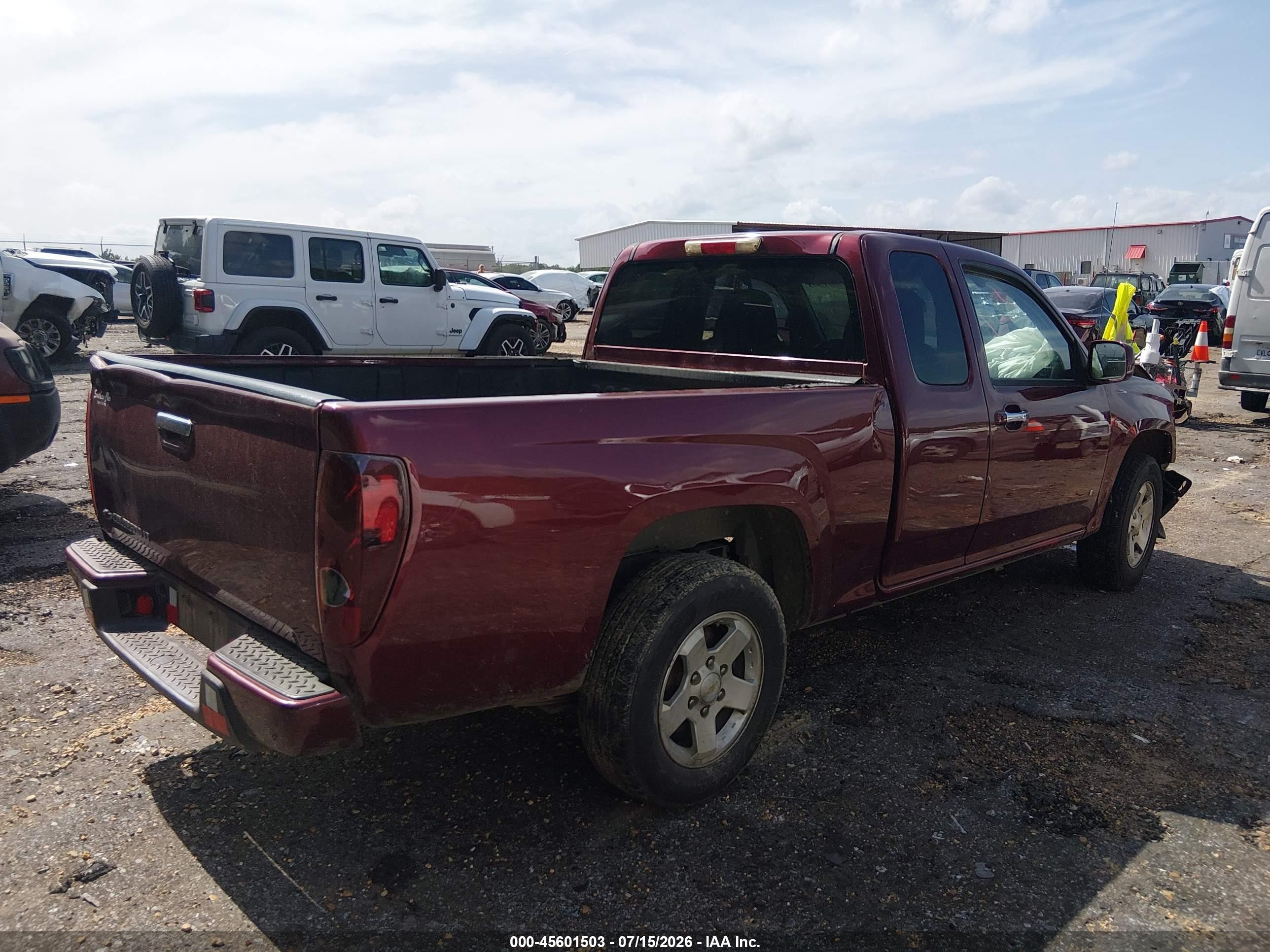 2009 Chevrolet Colorado Lt Maroon vin: 1GCCS199798113215