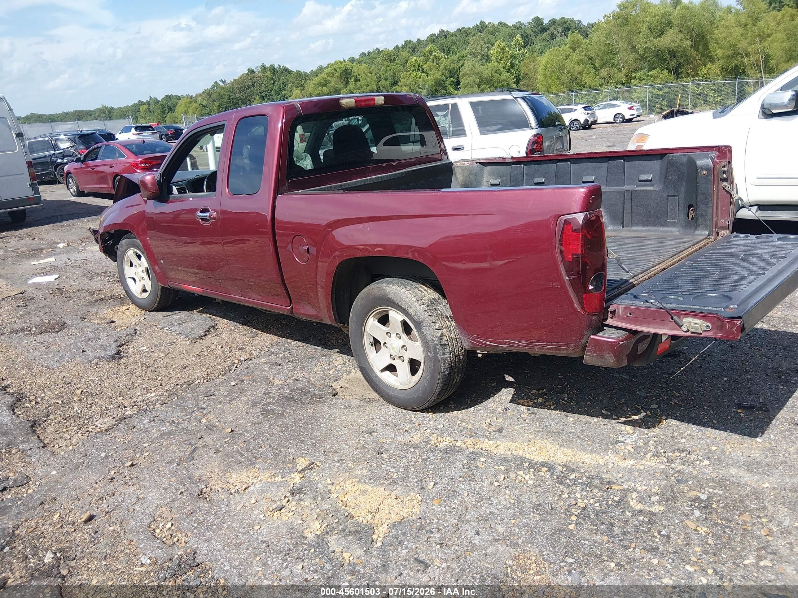 2009 Chevrolet Colorado Lt Maroon vin: 1GCCS199798113215
