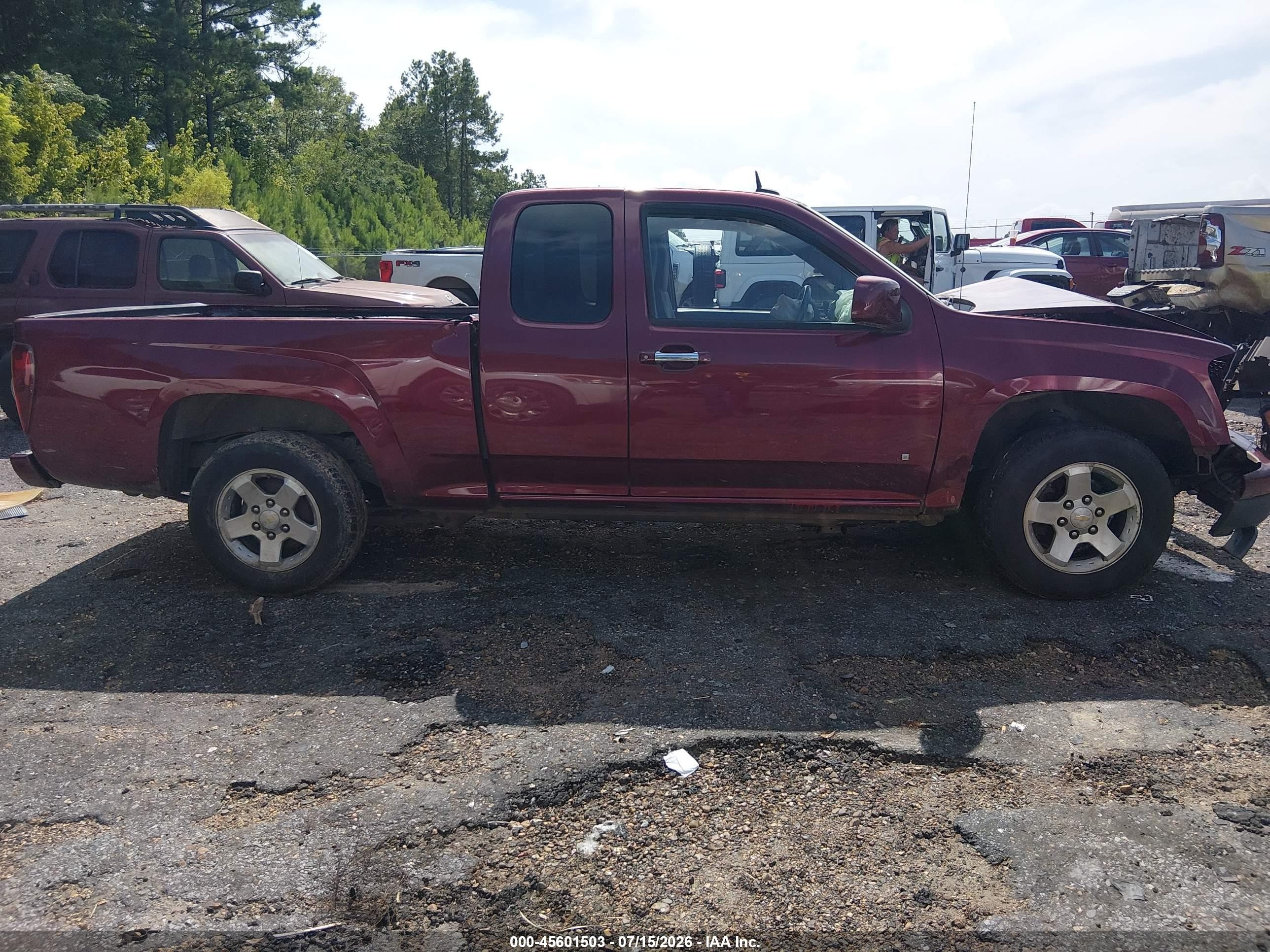 2009 Chevrolet Colorado Lt Maroon vin: 1GCCS199798113215