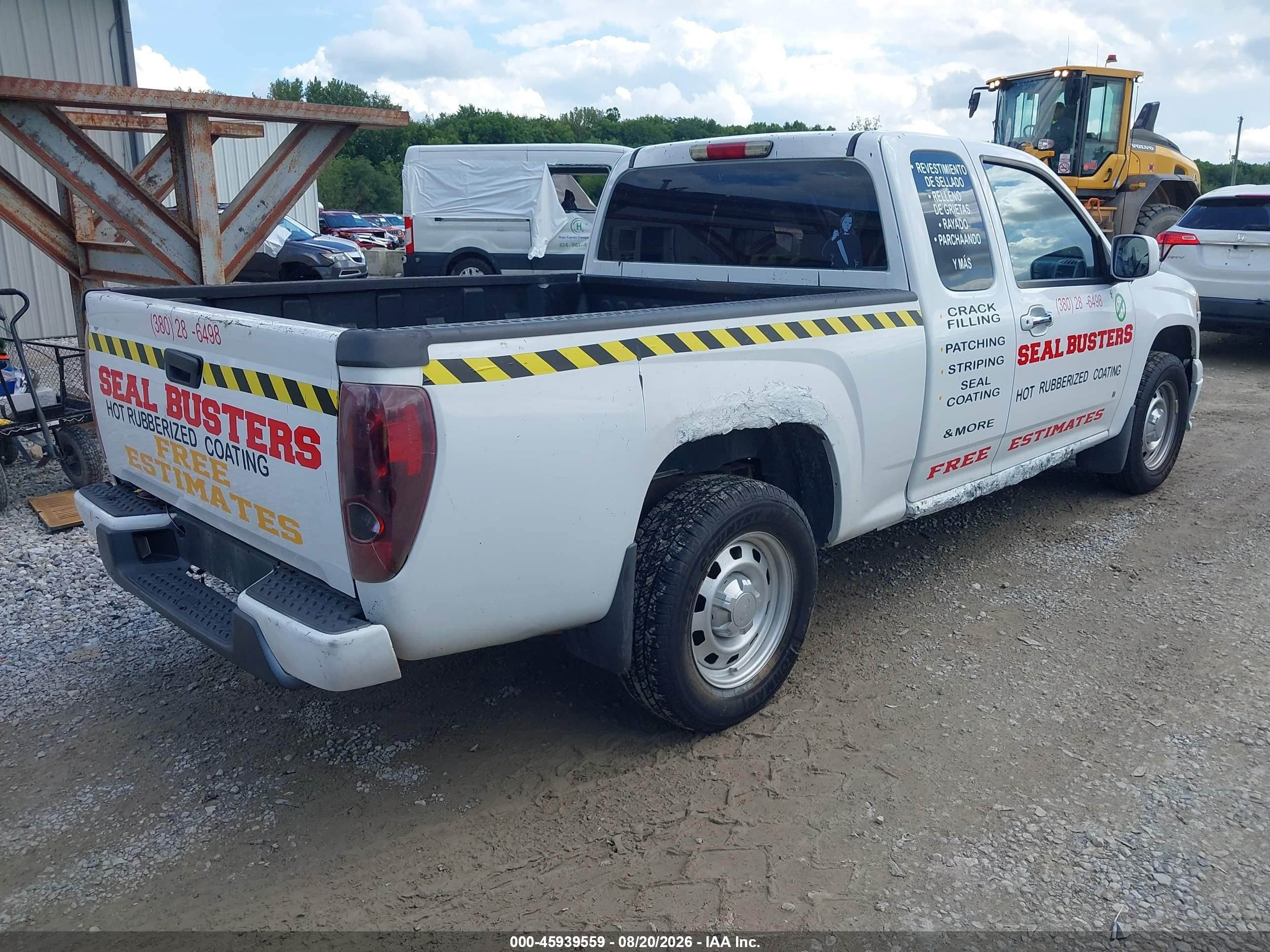 2009 Chevrolet Colorado Work Truck Белый vin: 1GCCS199898141606