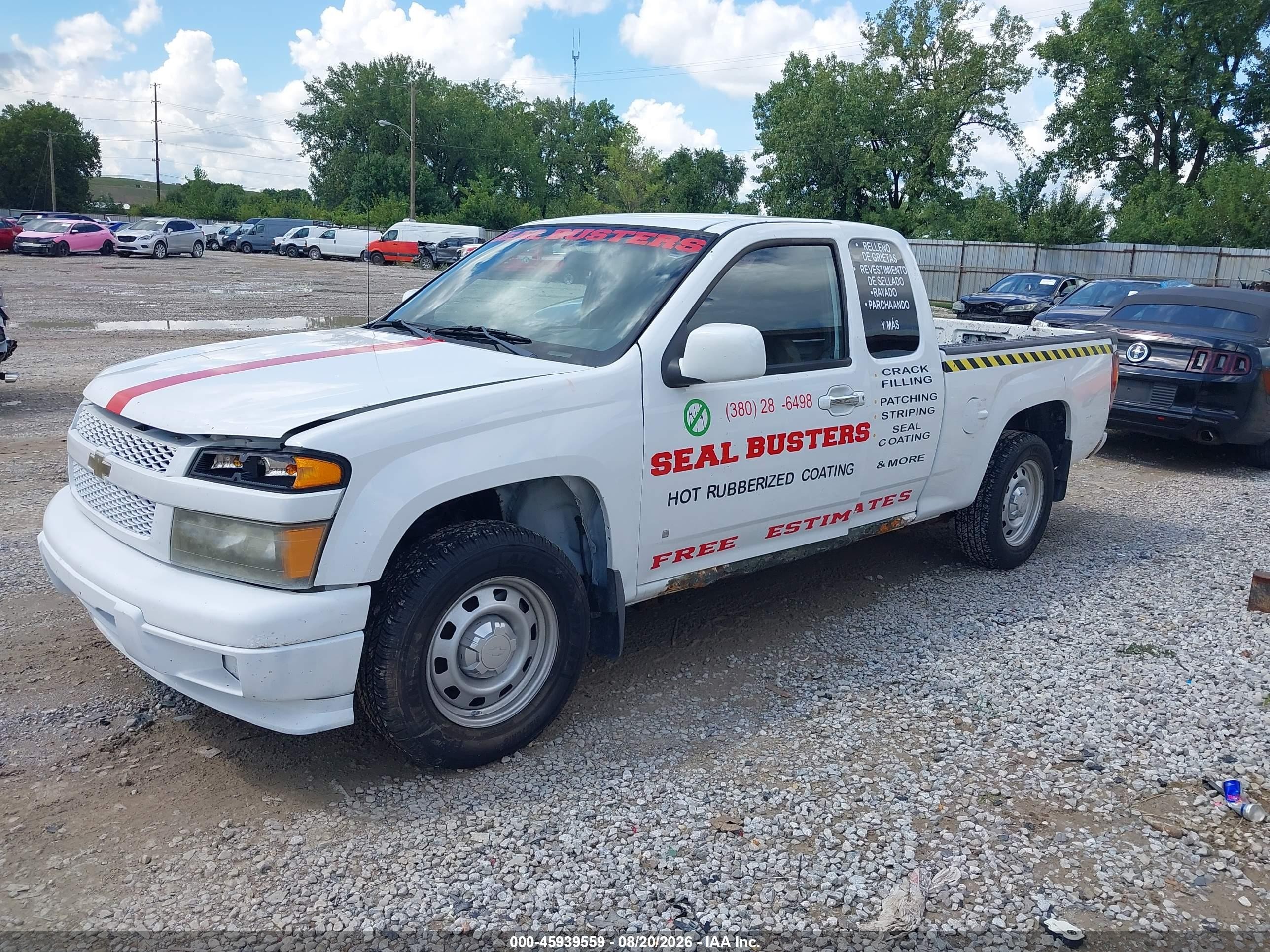 2009 Chevrolet Colorado Work Truck Белый vin: 1GCCS199898141606