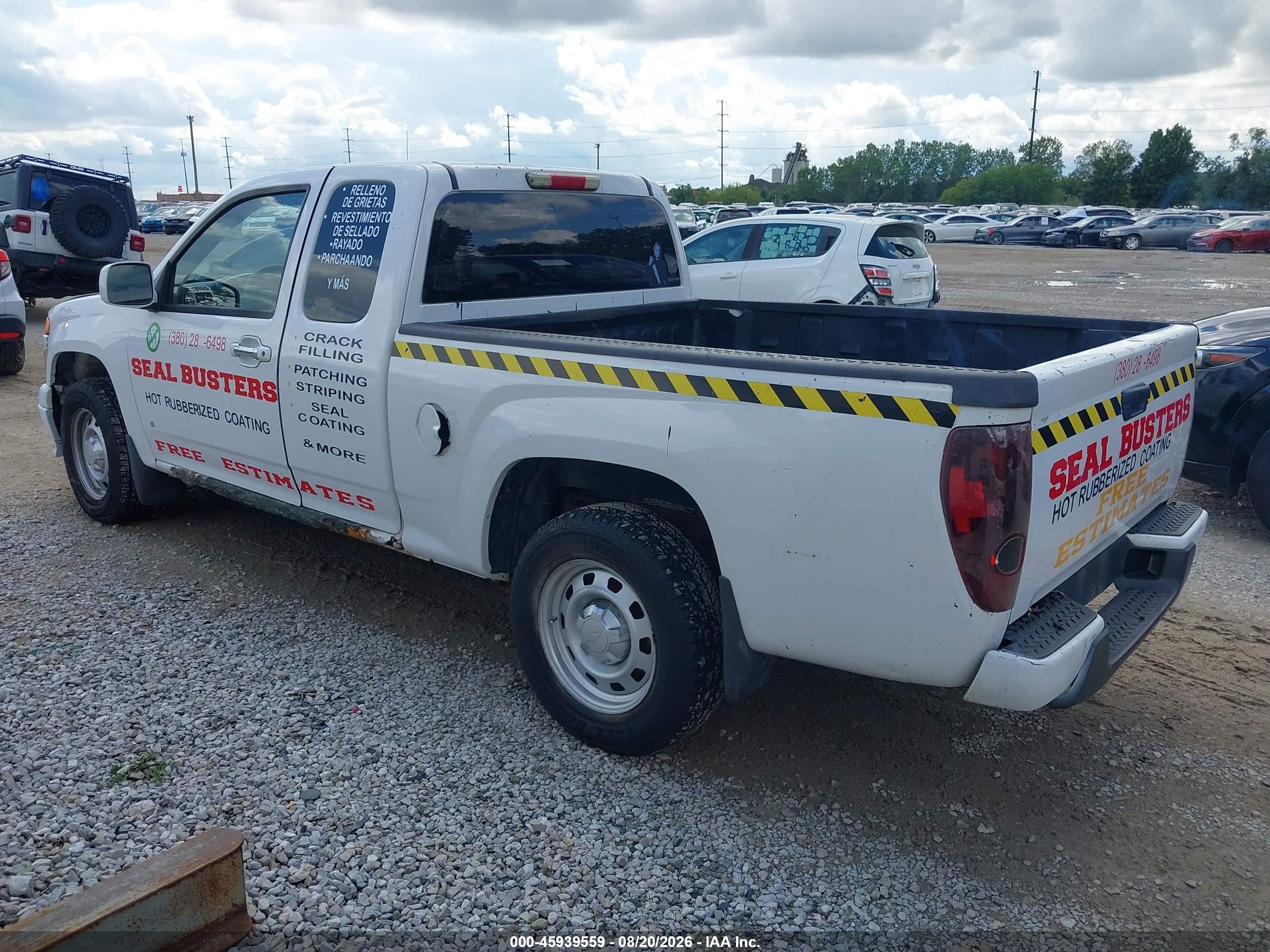2009 Chevrolet Colorado Work Truck Белый vin: 1GCCS199898141606