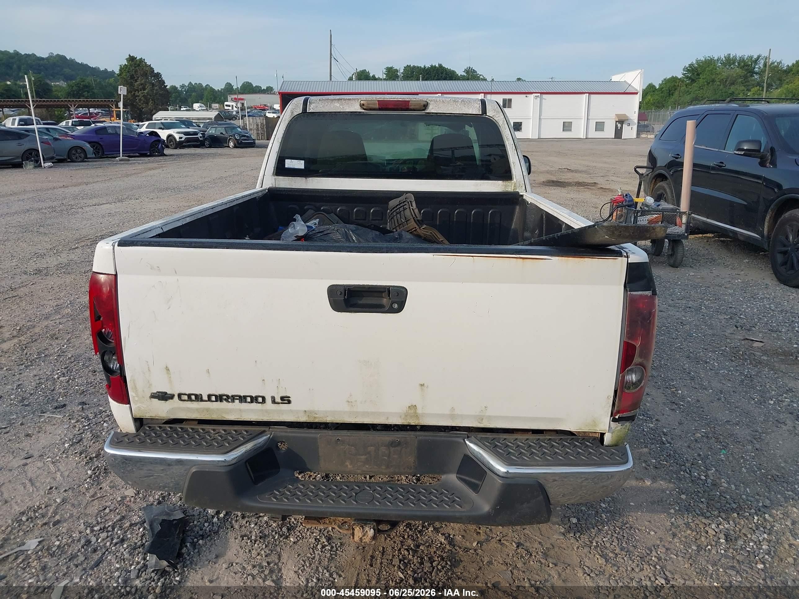 2007 Chevrolet Colorado Ls Белый vin: 1GCCS199X78187144