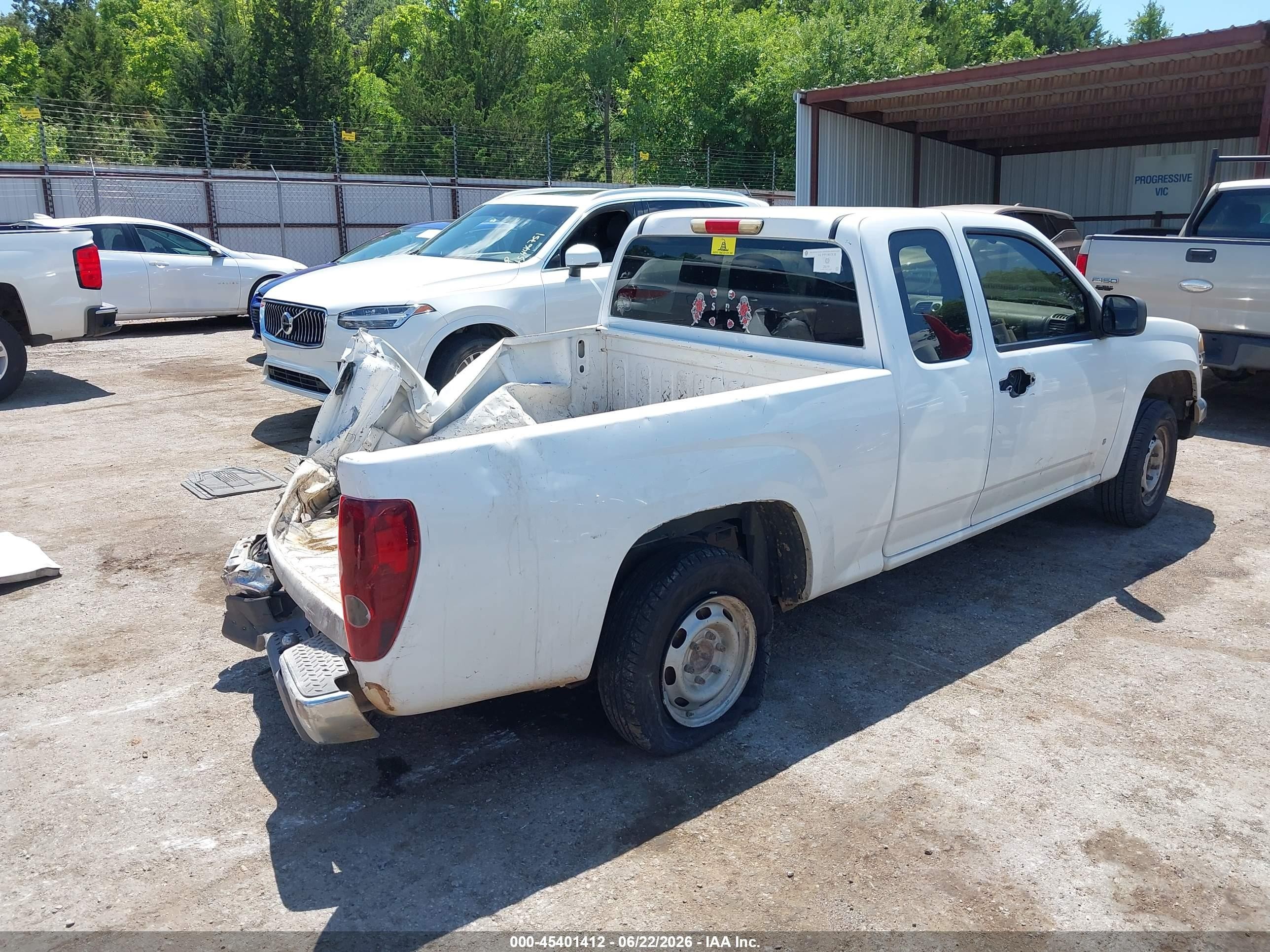 2007 Chevrolet Colorado Work Truck White vin: 1GCCS19E178163800