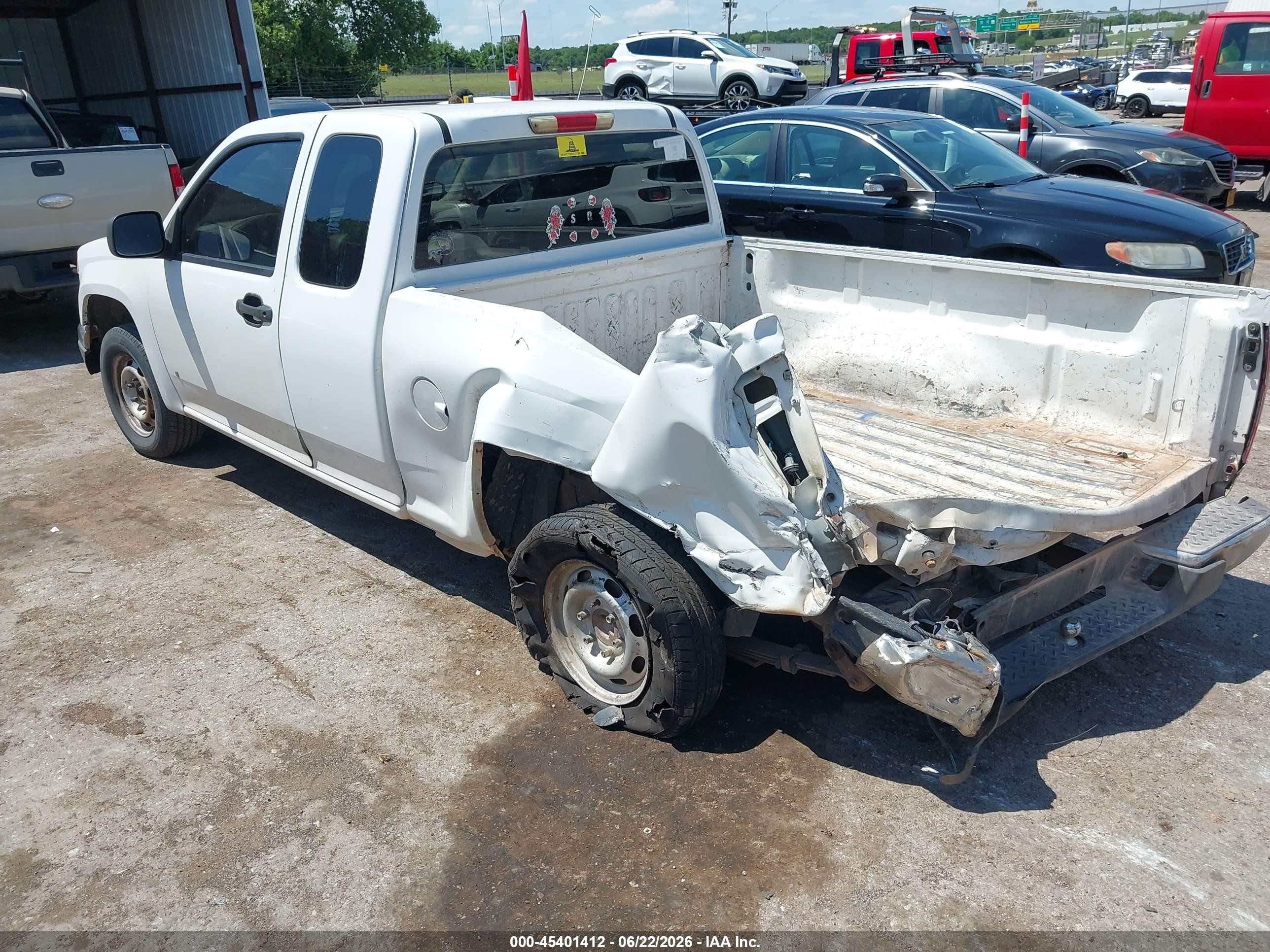 2007 Chevrolet Colorado Work Truck White vin: 1GCCS19E178163800
