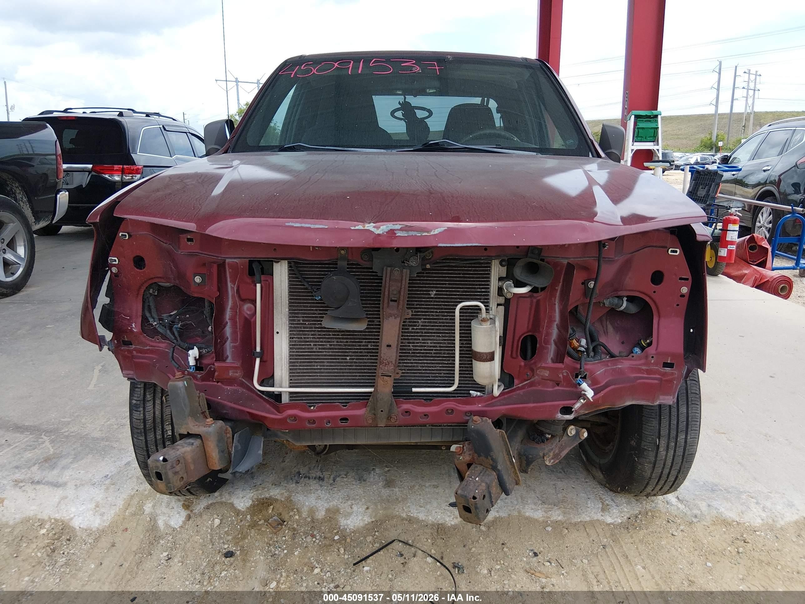 2007 Chevrolet Colorado Lt Burgundy vin: 1GCCS19E178216625