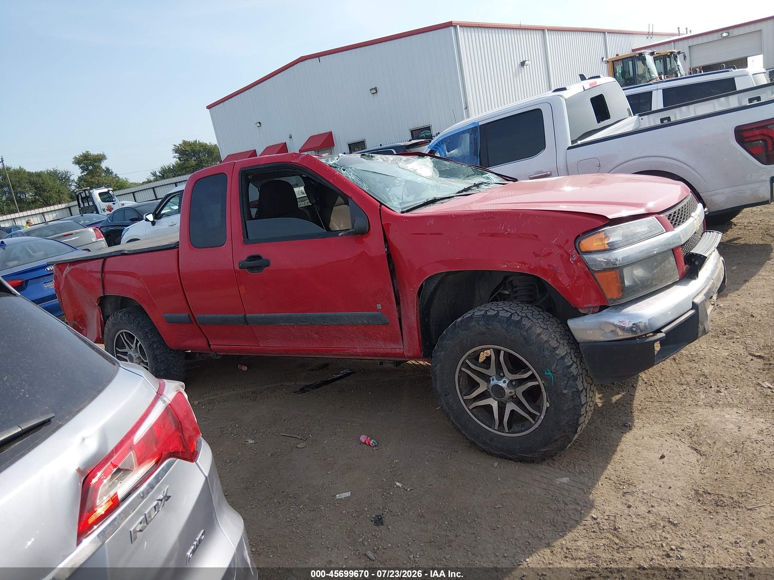 2007 Chevrolet Colorado Lt Red vin: 1GCCS19E278241534