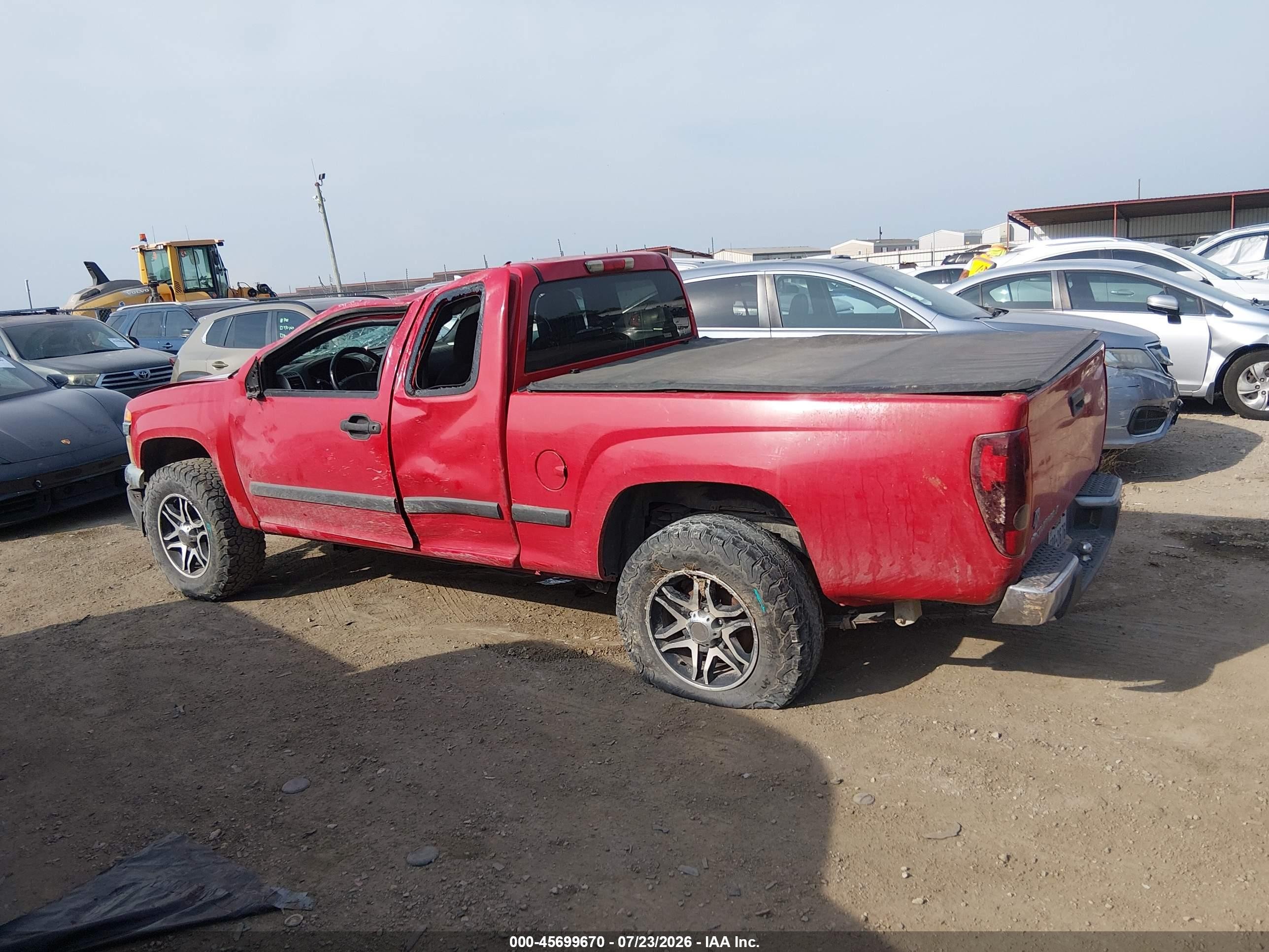 2007 Chevrolet Colorado Lt Red vin: 1GCCS19E278241534