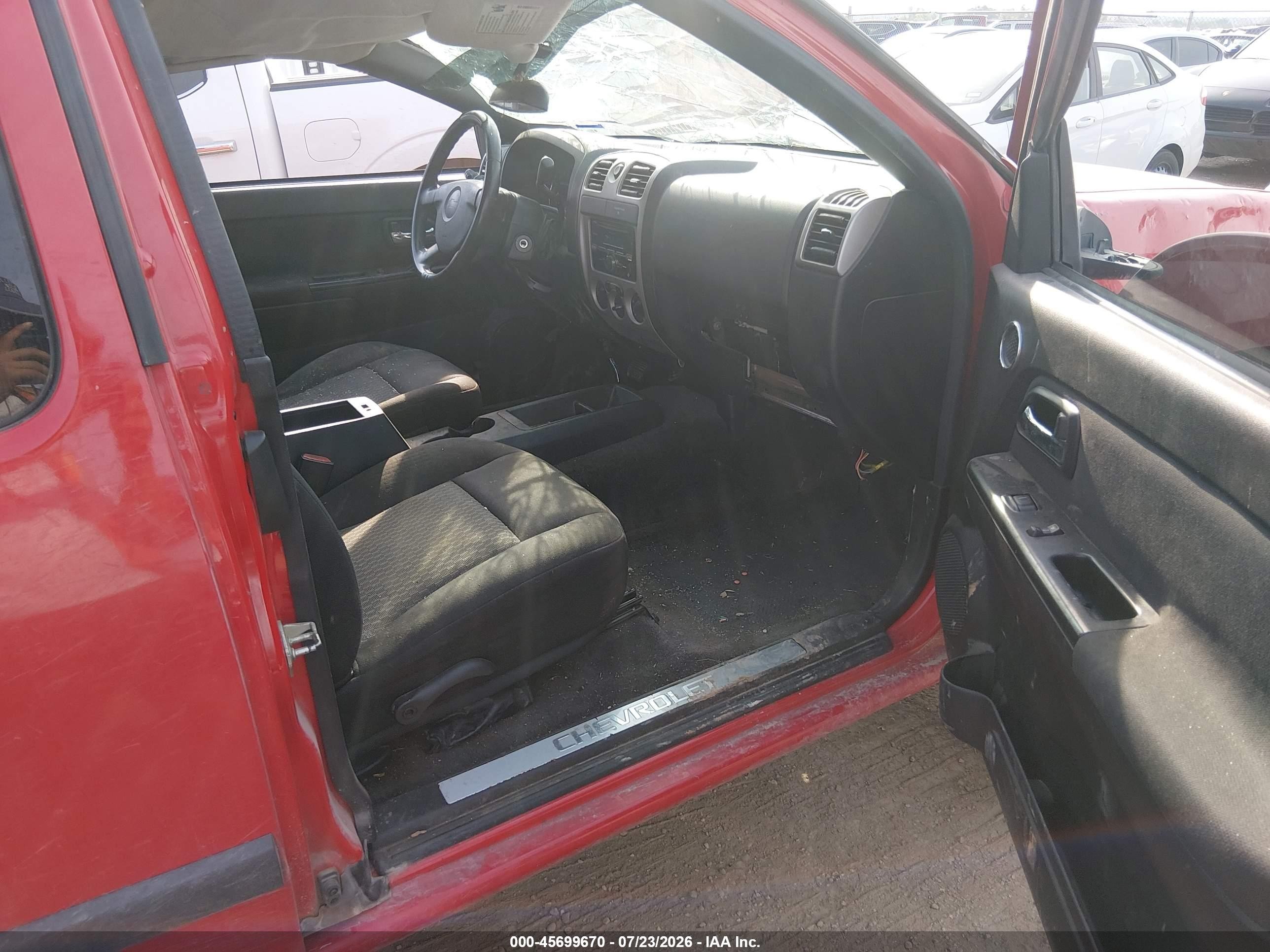 2007 Chevrolet Colorado Lt Red vin: 1GCCS19E278241534