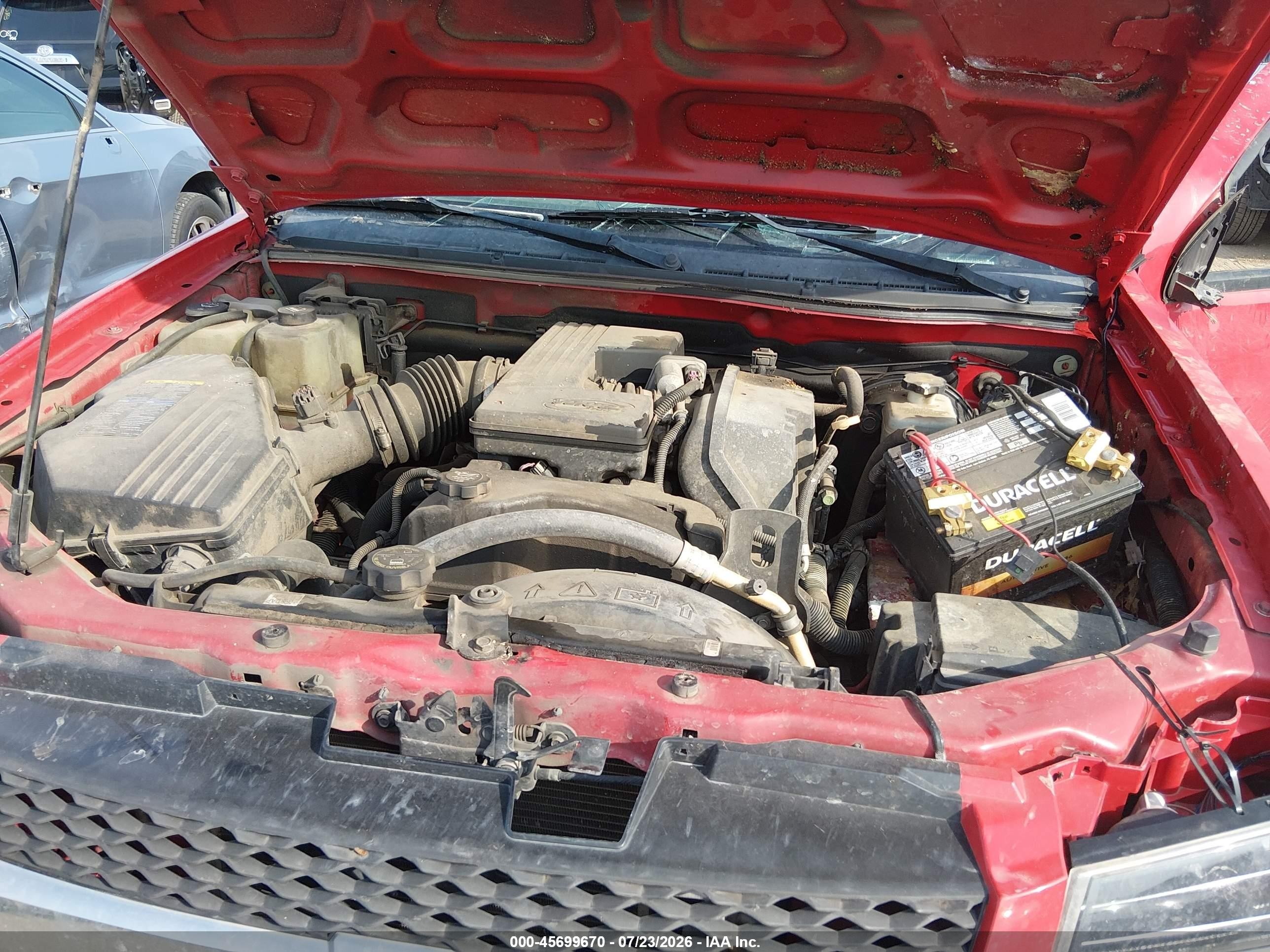 2007 Chevrolet Colorado Lt Red vin: 1GCCS19E278241534