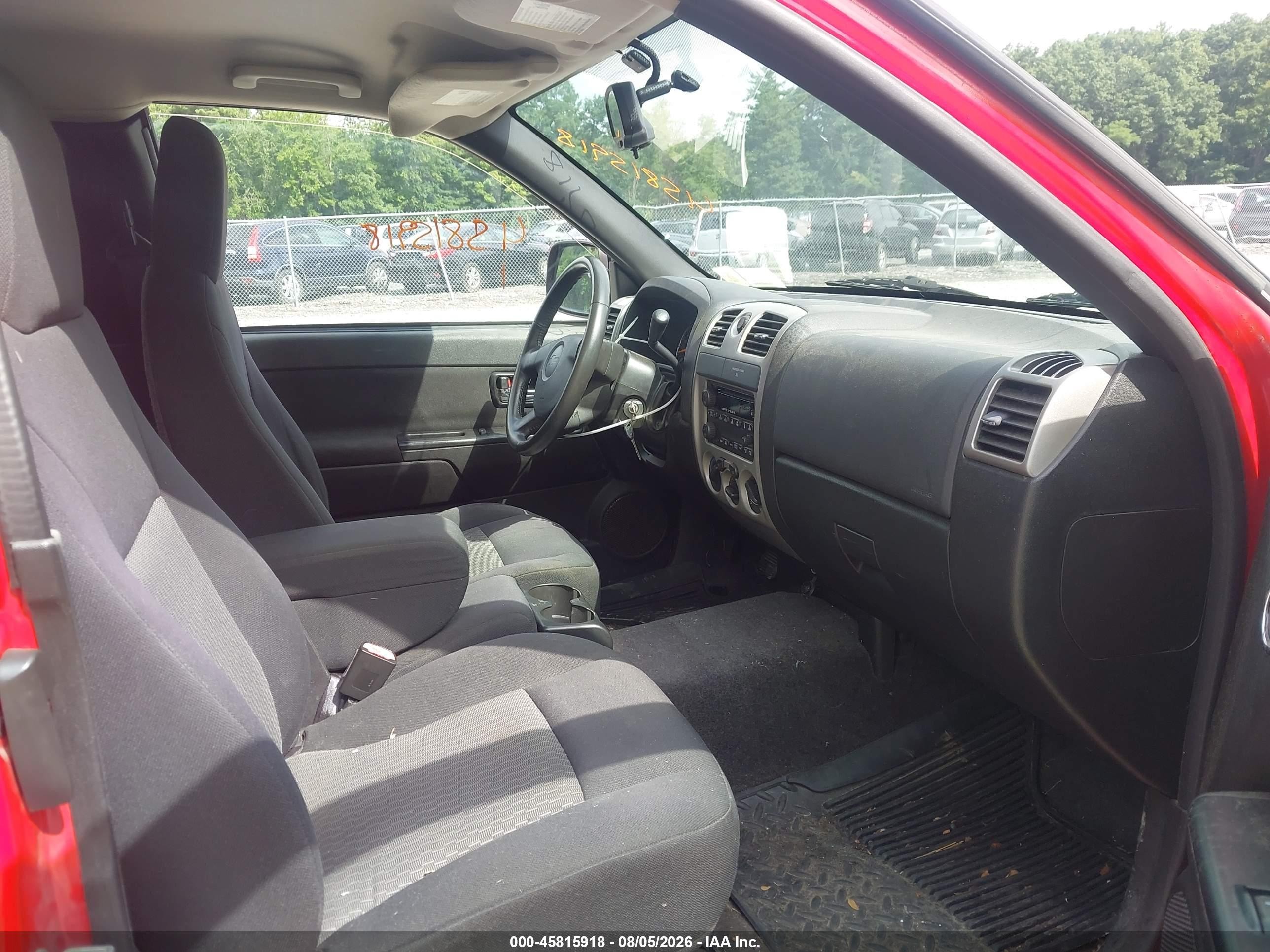2008 Chevrolet Colorado Lt Red vin: 1GCCS19E288167808