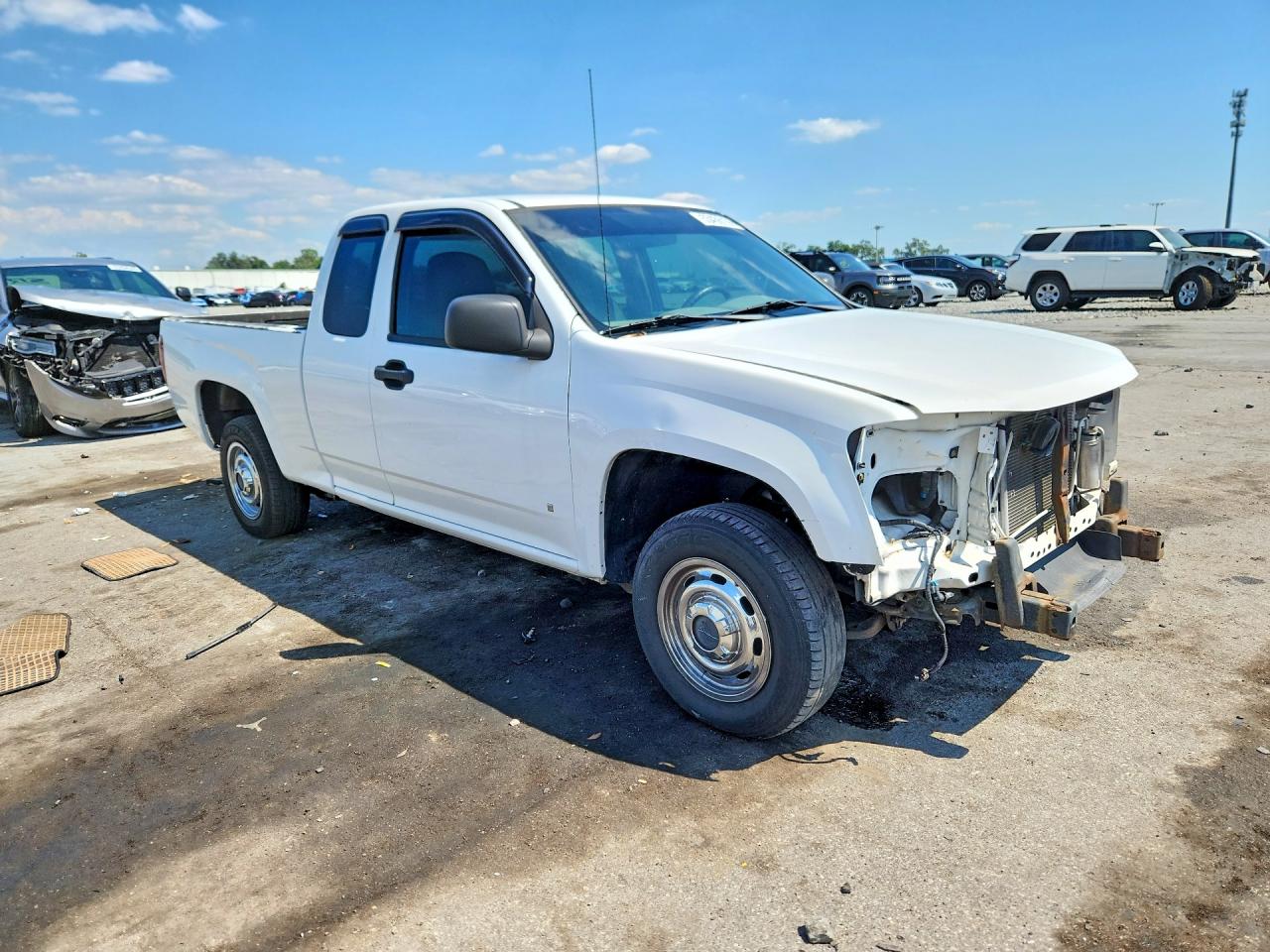 2008 Chevrolet Colorado White vin: 1GCCS19E688104128