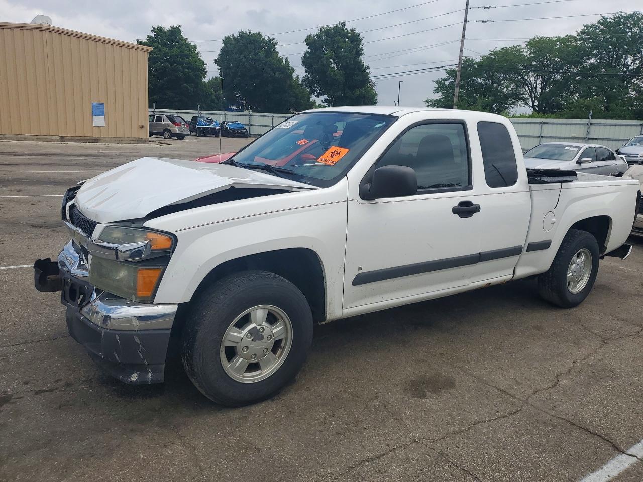 2007 Chevrolet Colorado White vin: 1GCCS19EX78116717