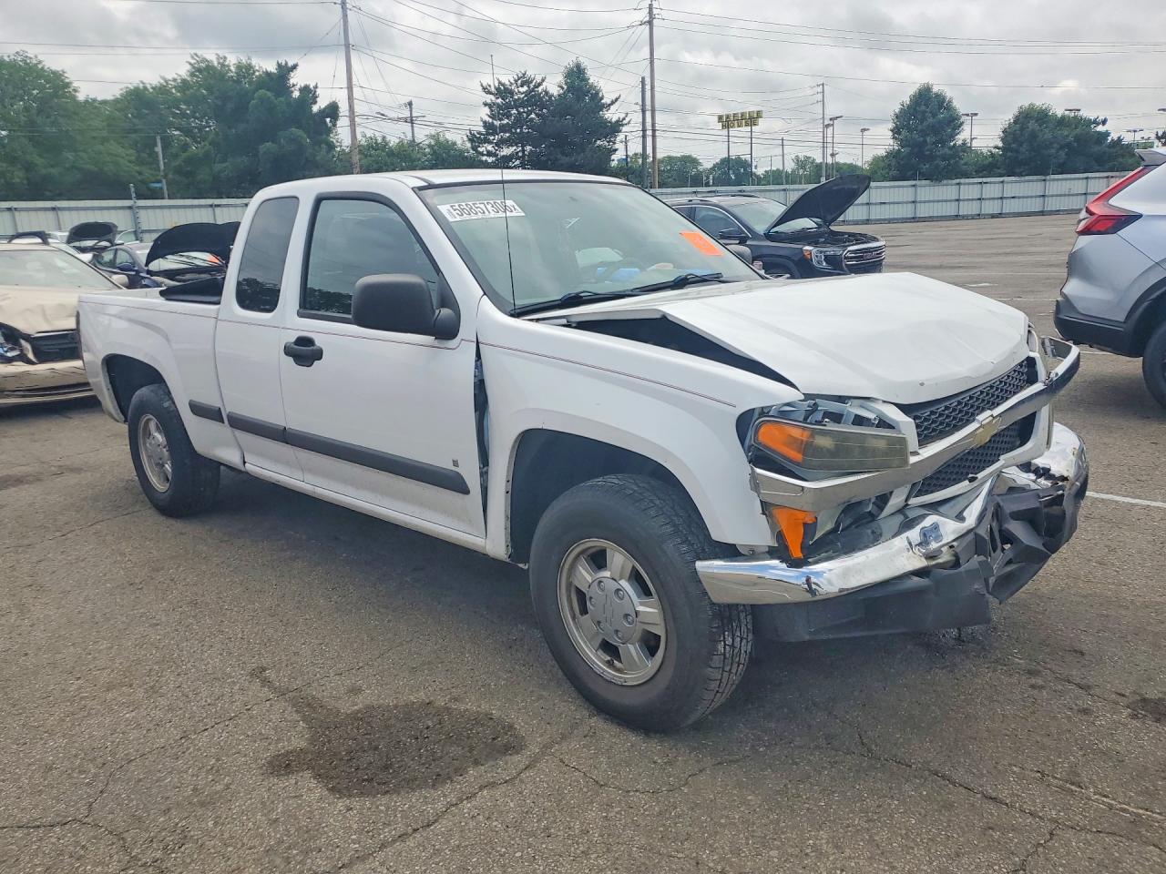 2007 Chevrolet Colorado White vin: 1GCCS19EX78116717