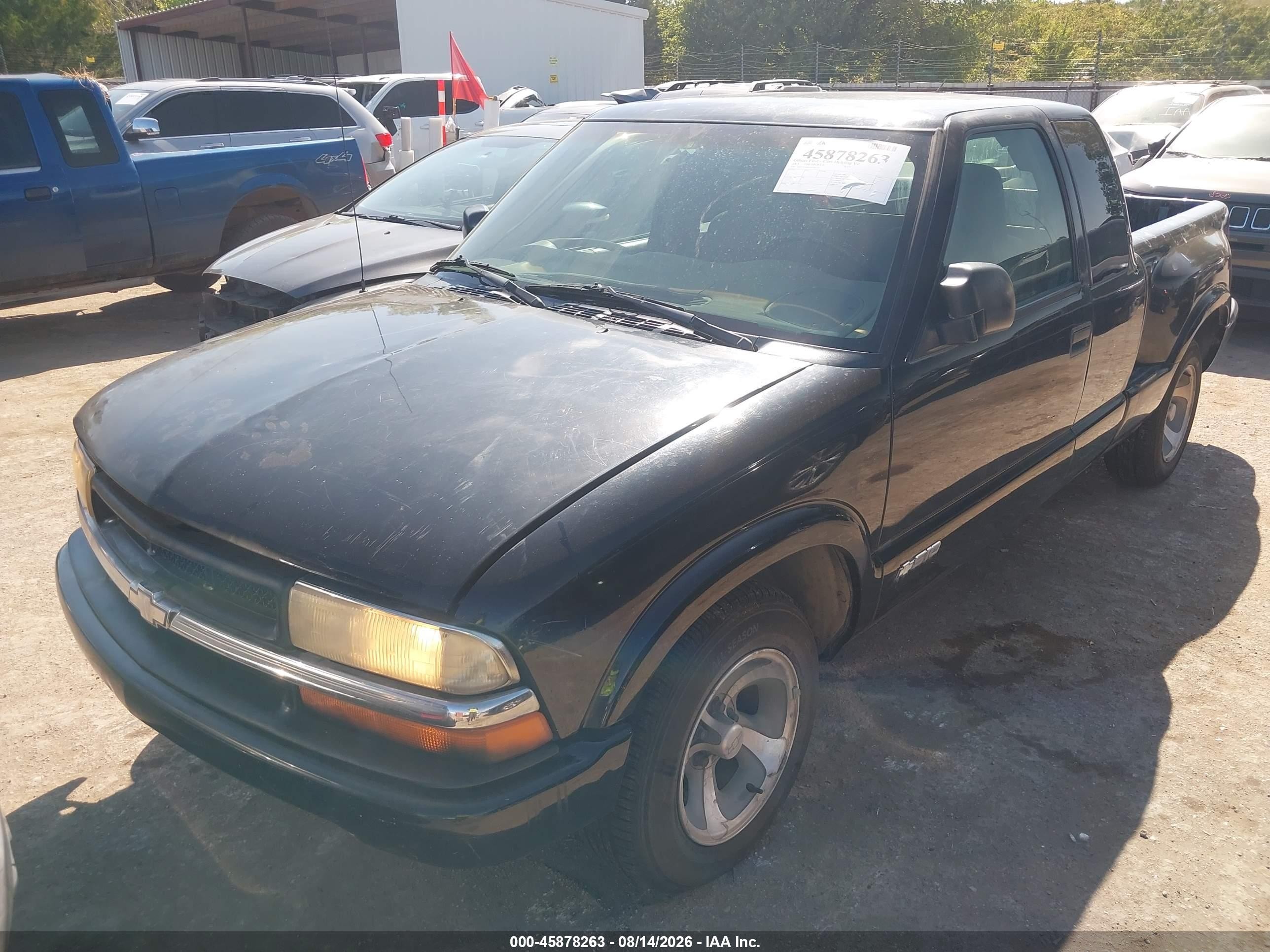 2003 Chevrolet S-10 Ls Blue vin: 1GCCS19H238258337