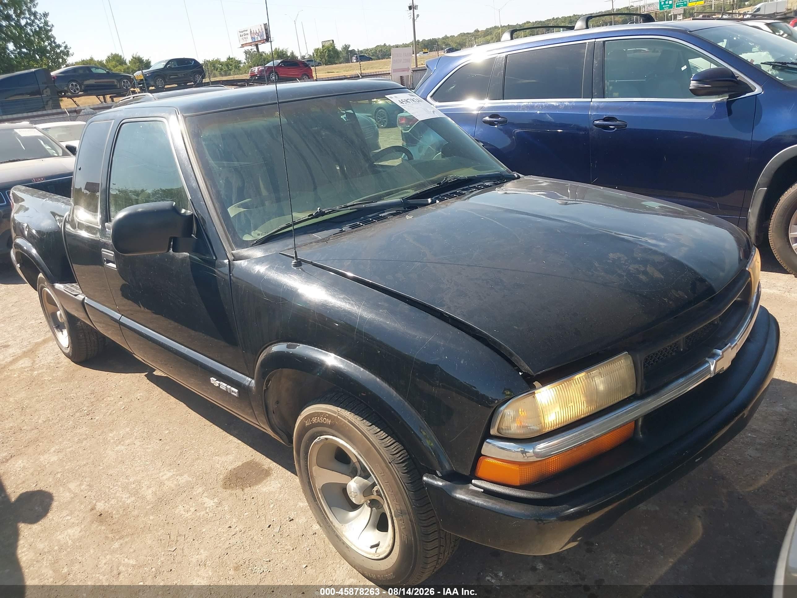 2003 Chevrolet S-10 Ls Синий vin: 1GCCS19H238258337