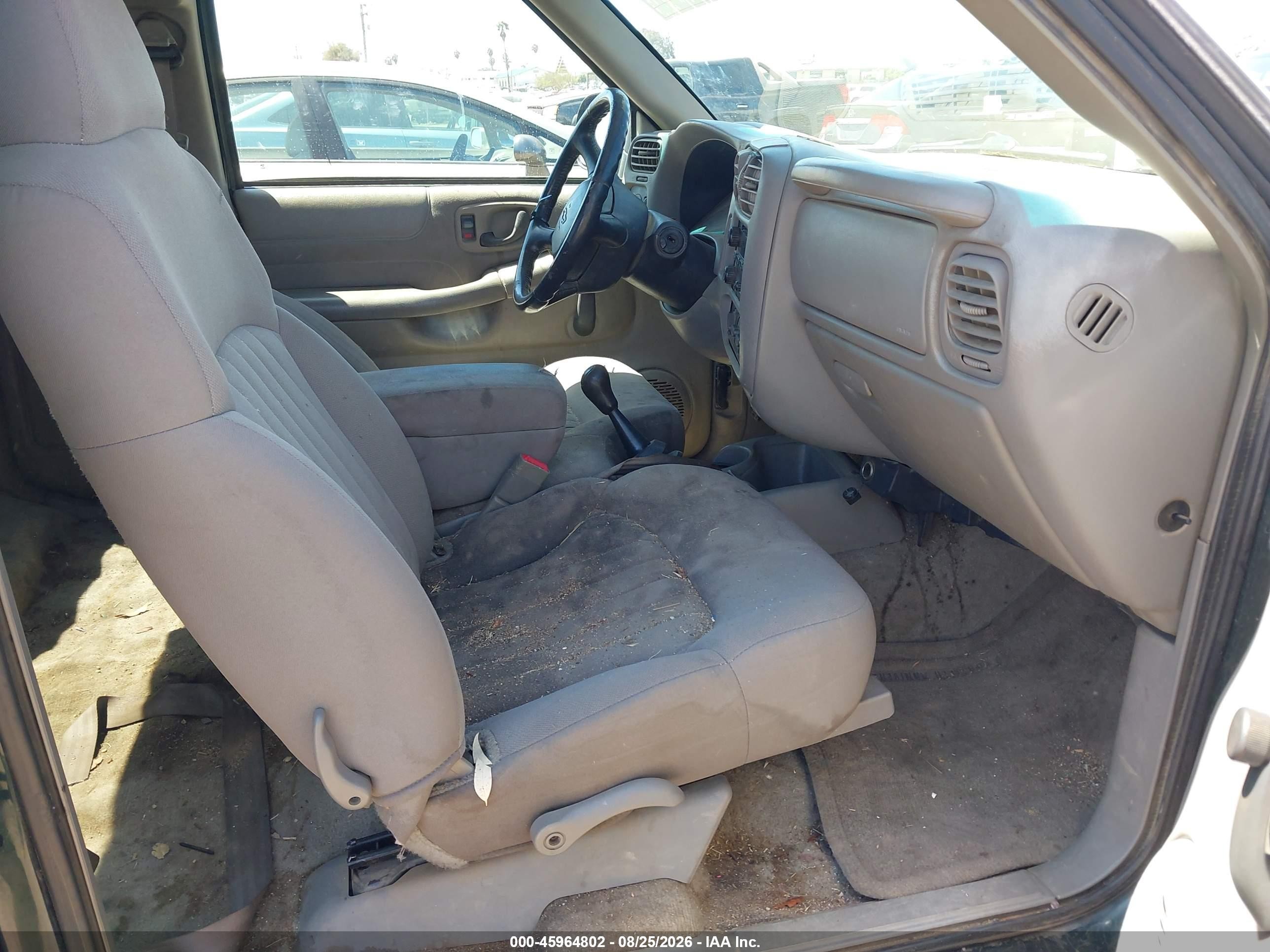 2003 Chevrolet S-10 Ls Green vin: 1GCCS19H438179042