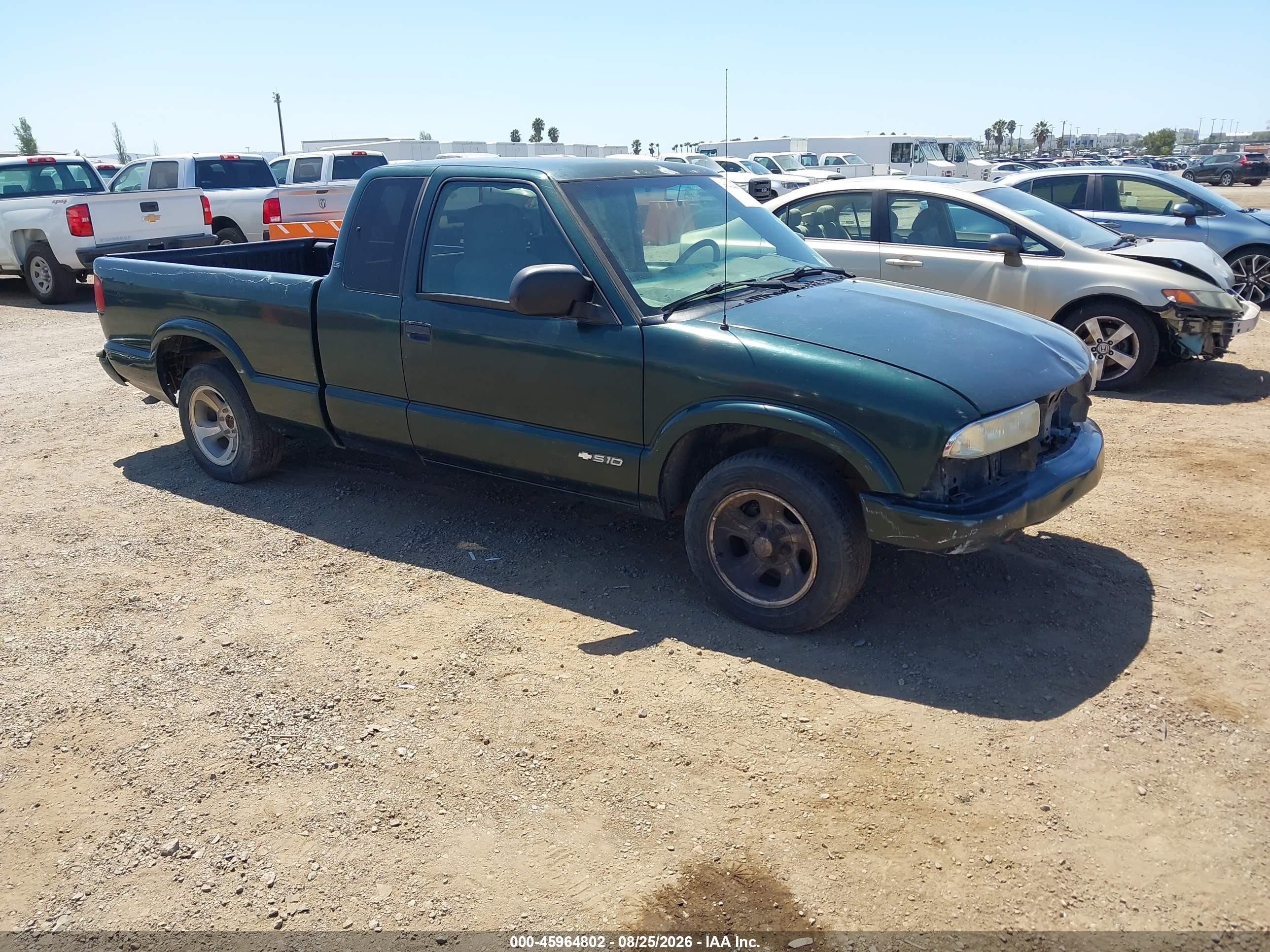 2003 Chevrolet S-10 Ls Зеленый vin: 1GCCS19H438179042