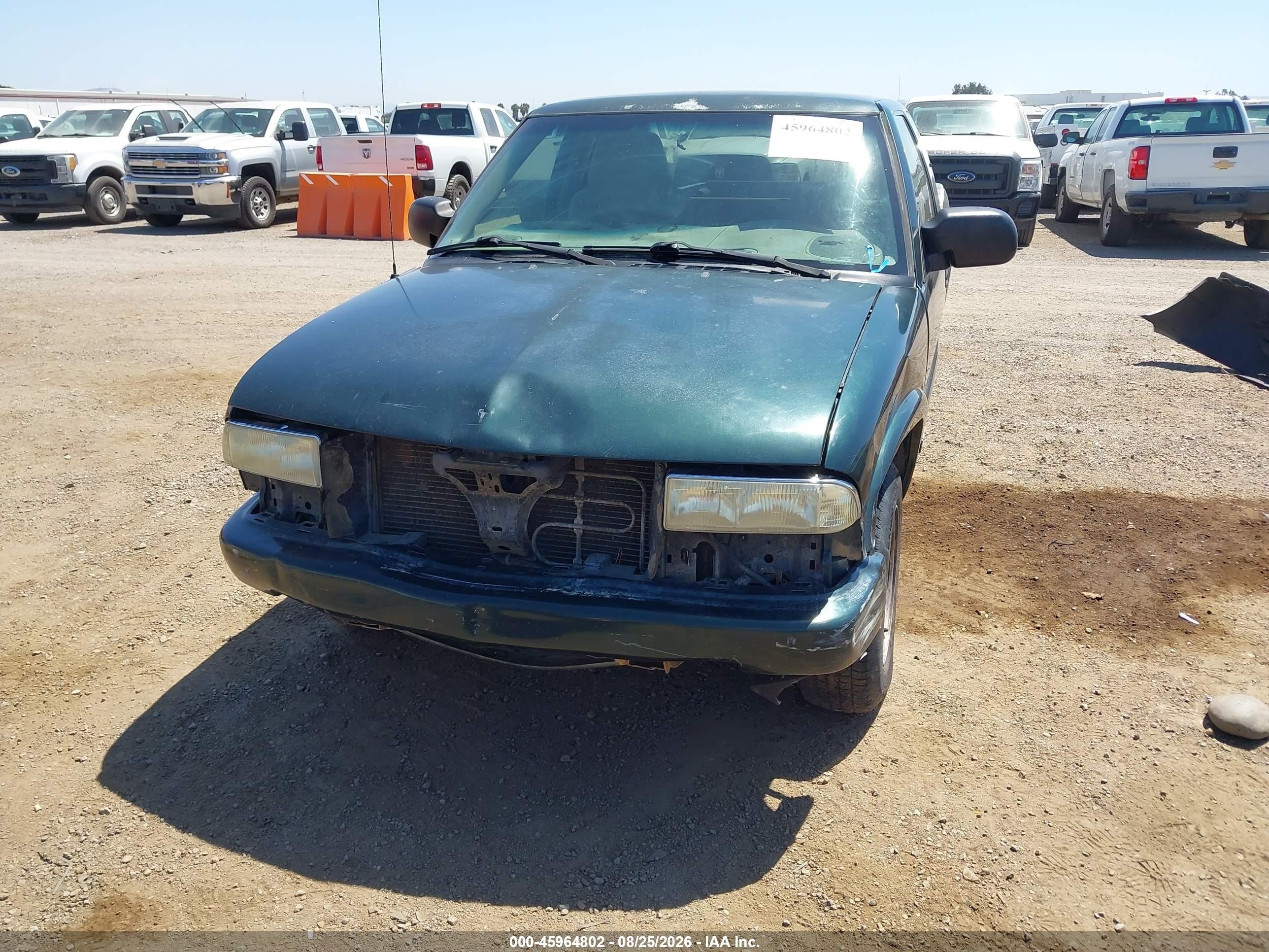 2003 Chevrolet S-10 Ls Green vin: 1GCCS19H438179042