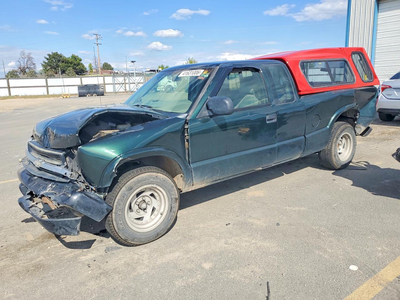 2003 Chevrolet S Truck S10 Green vin: 1GCCS19H638172254