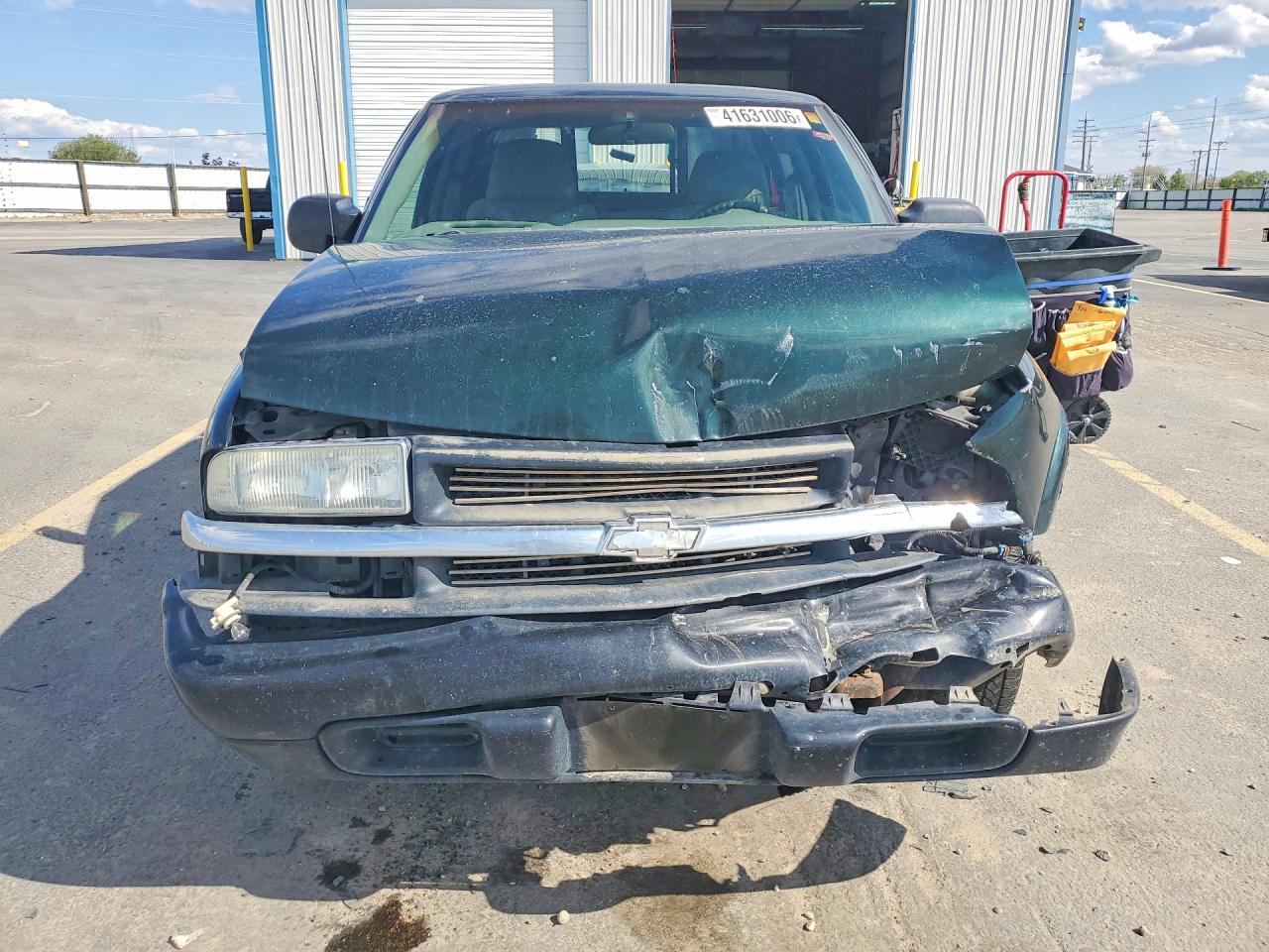 2003 Chevrolet S Truck S10 Green vin: 1GCCS19H638172254