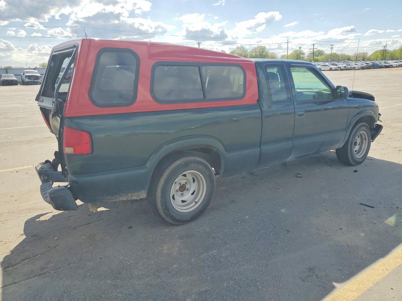 2003 Chevrolet S Truck S10 Green vin: 1GCCS19H638172254