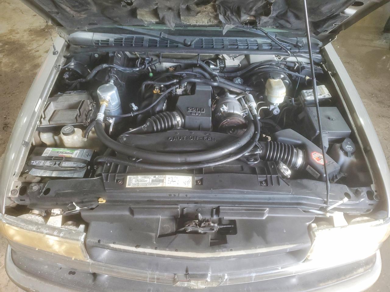 2003 Chevrolet S Truck S10 Tan vin: 1GCCS19H738110989