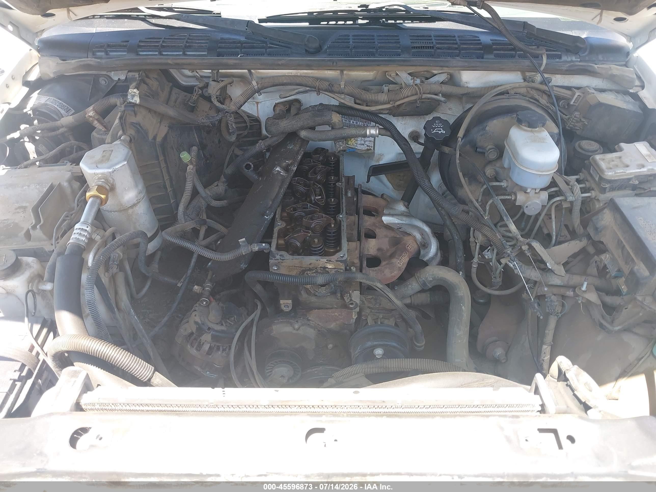 2003 Chevrolet S-10 Ls White vin: 1GCCS19H838264949