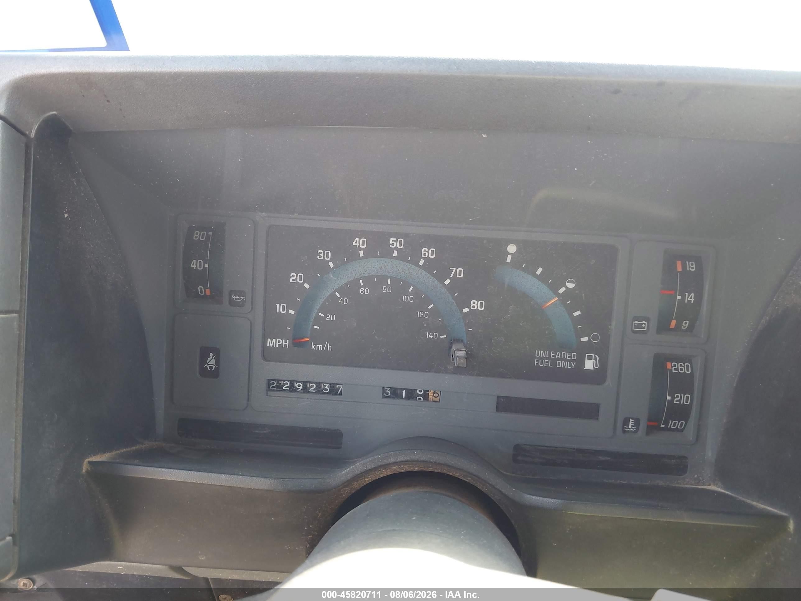 1992 Chevrolet S Truck S10 Orange vin: 1GCCS19R2N8212552