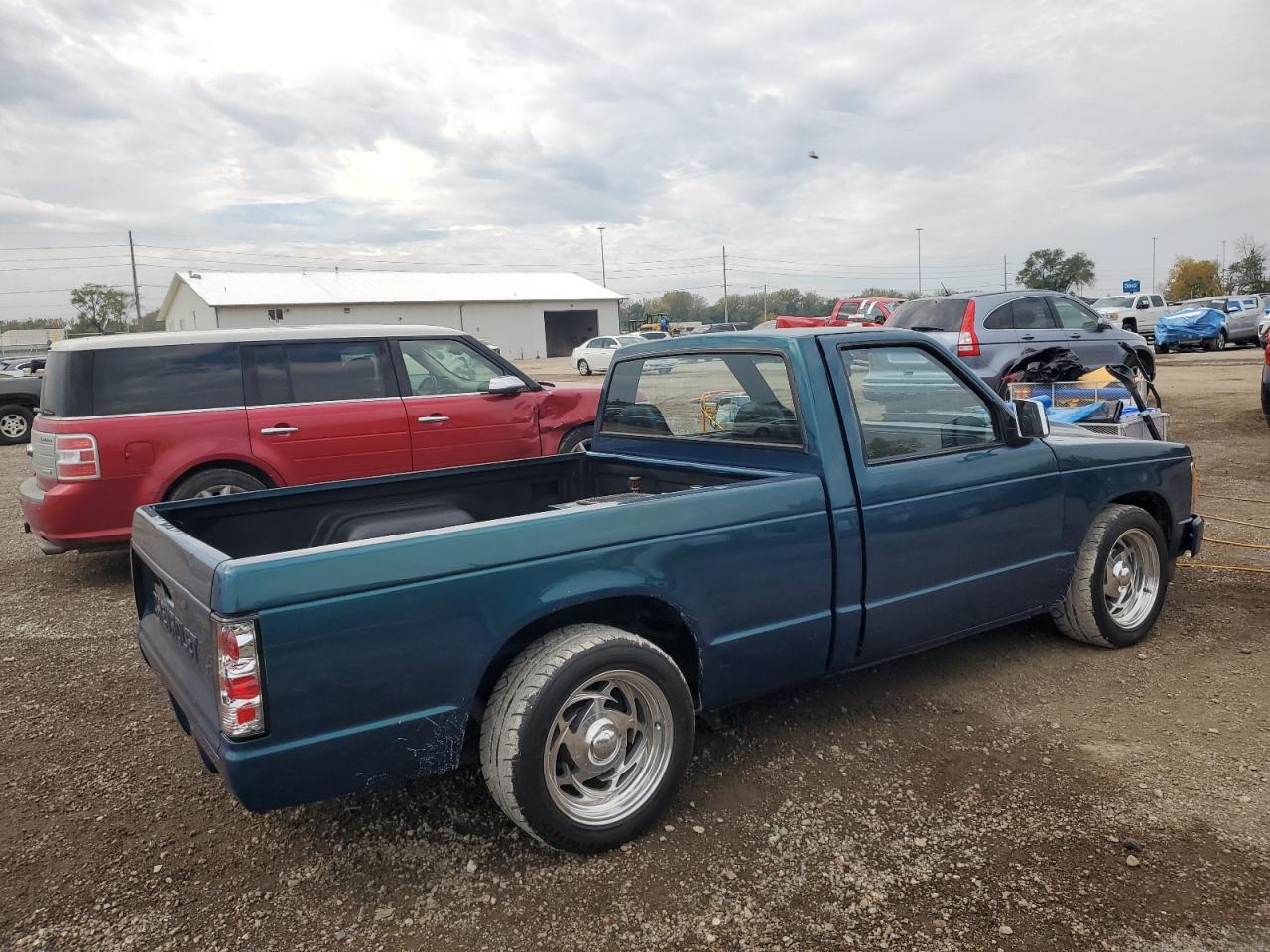 1991 Chevrolet S Truck S10 Blue vin: 1GCCS19R4M2302948