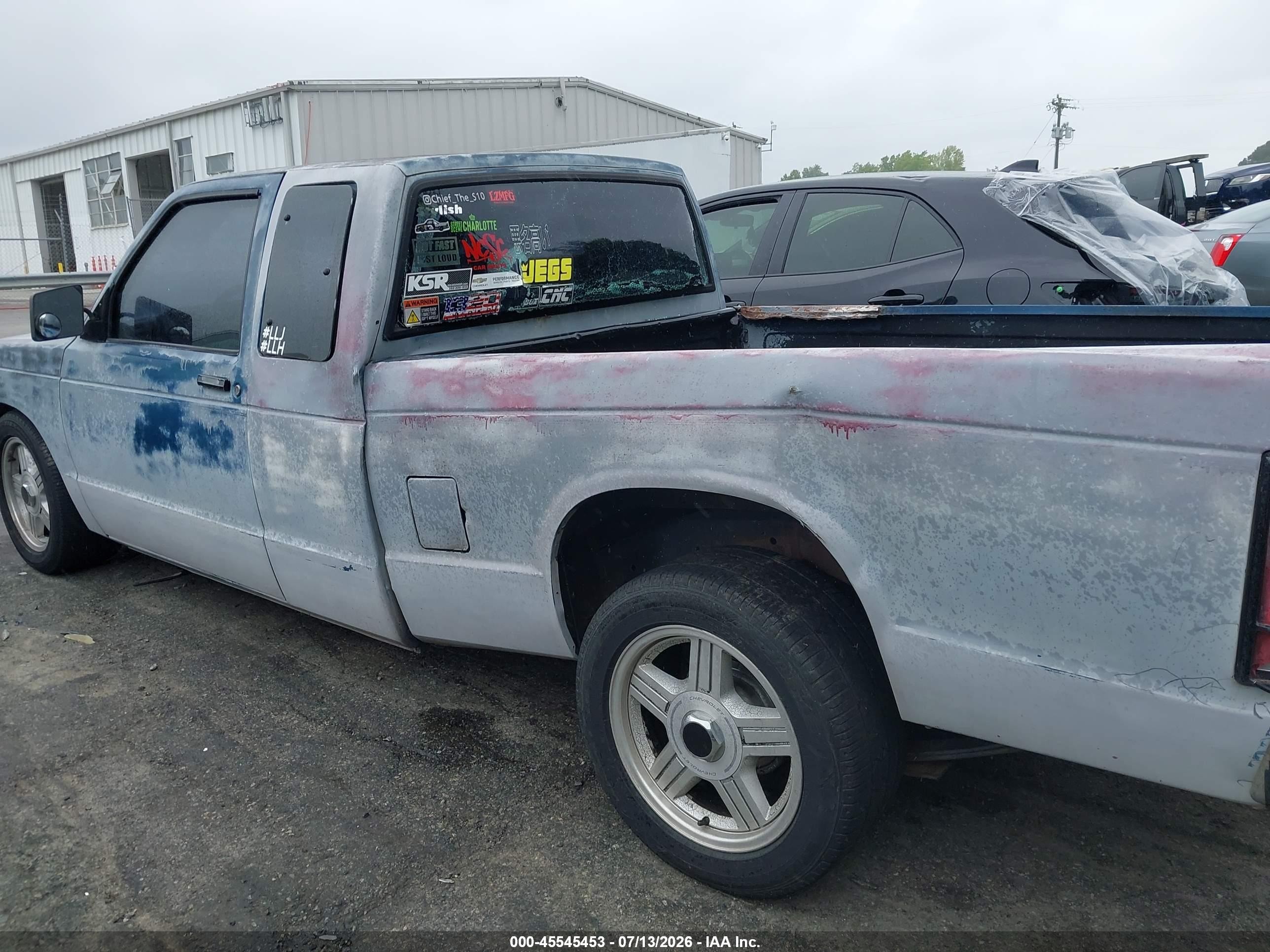 1991 Chevrolet S Truck S10 Серый vin: 1GCCS19R7M8269117