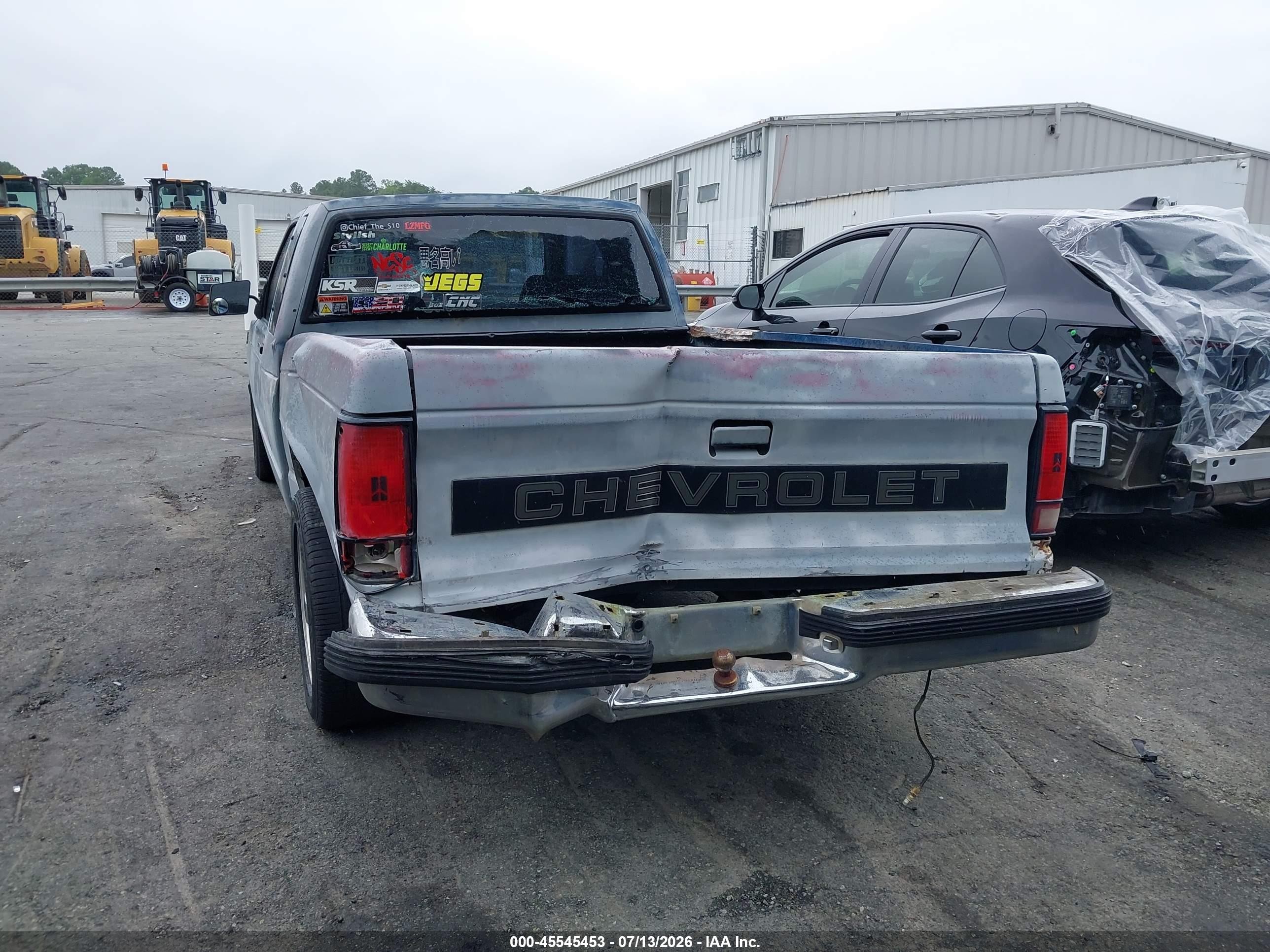1991 Chevrolet S Truck S10 Серый vin: 1GCCS19R7M8269117