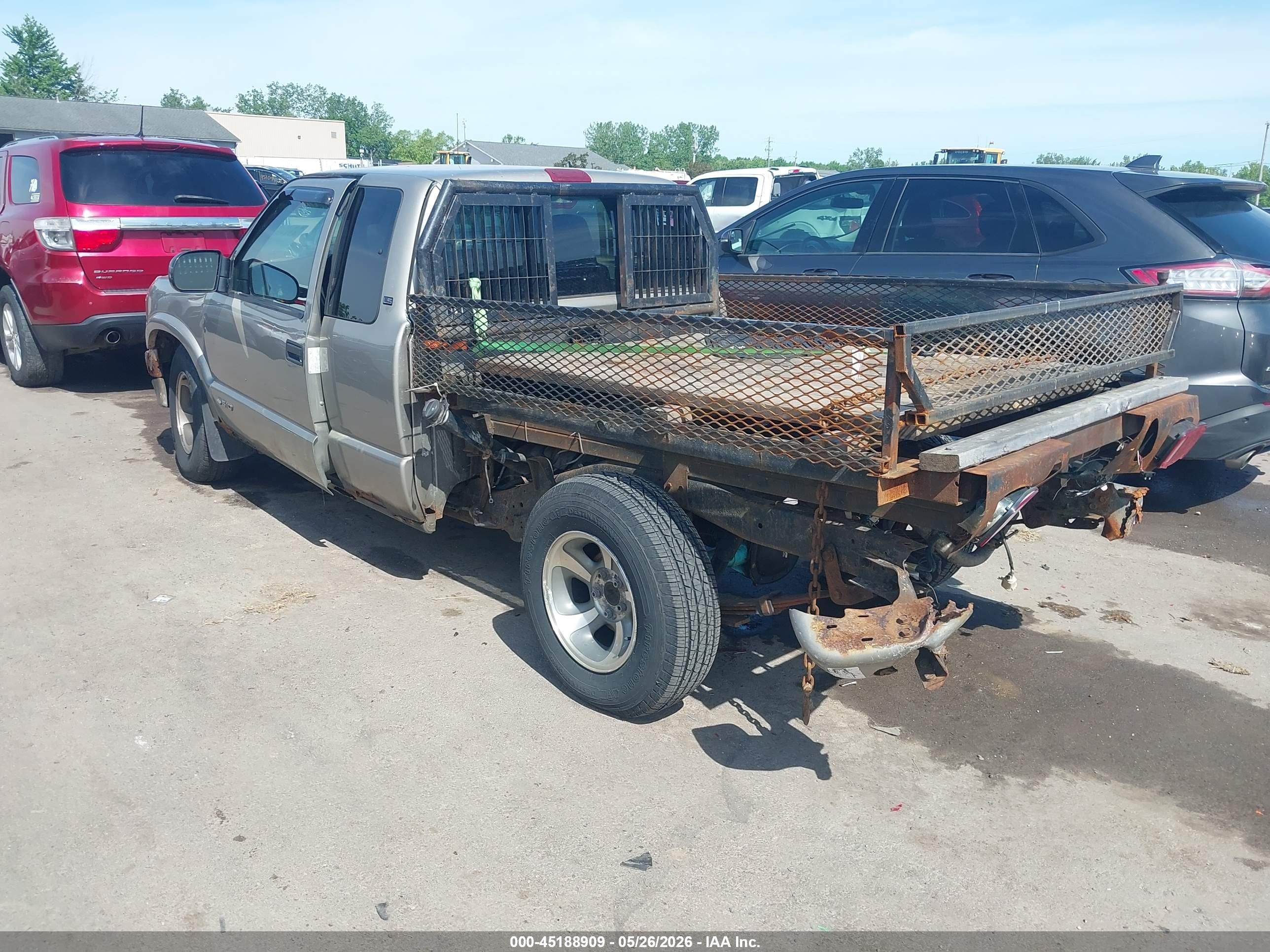 2001 Chevrolet S-10 Ls Silver vin: 1GCCS19W018146471