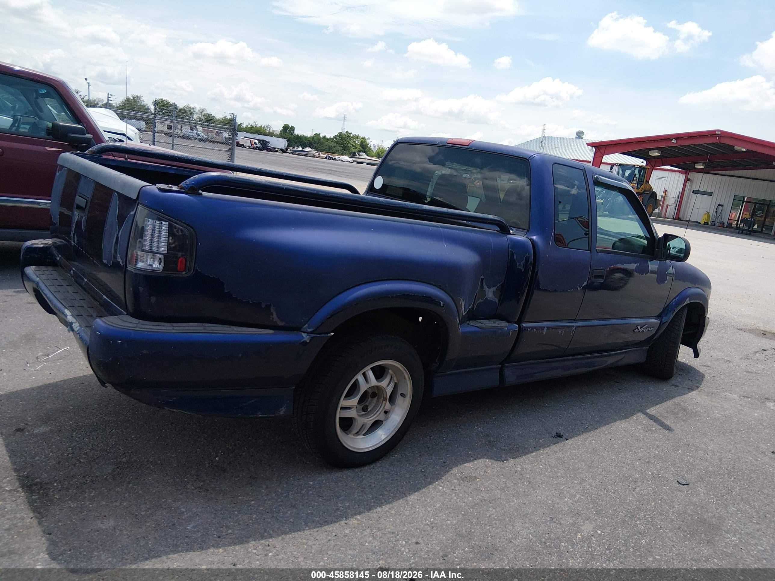 2002 Chevrolet S-10 Ls Blue vin: 1GCCS19W028108238