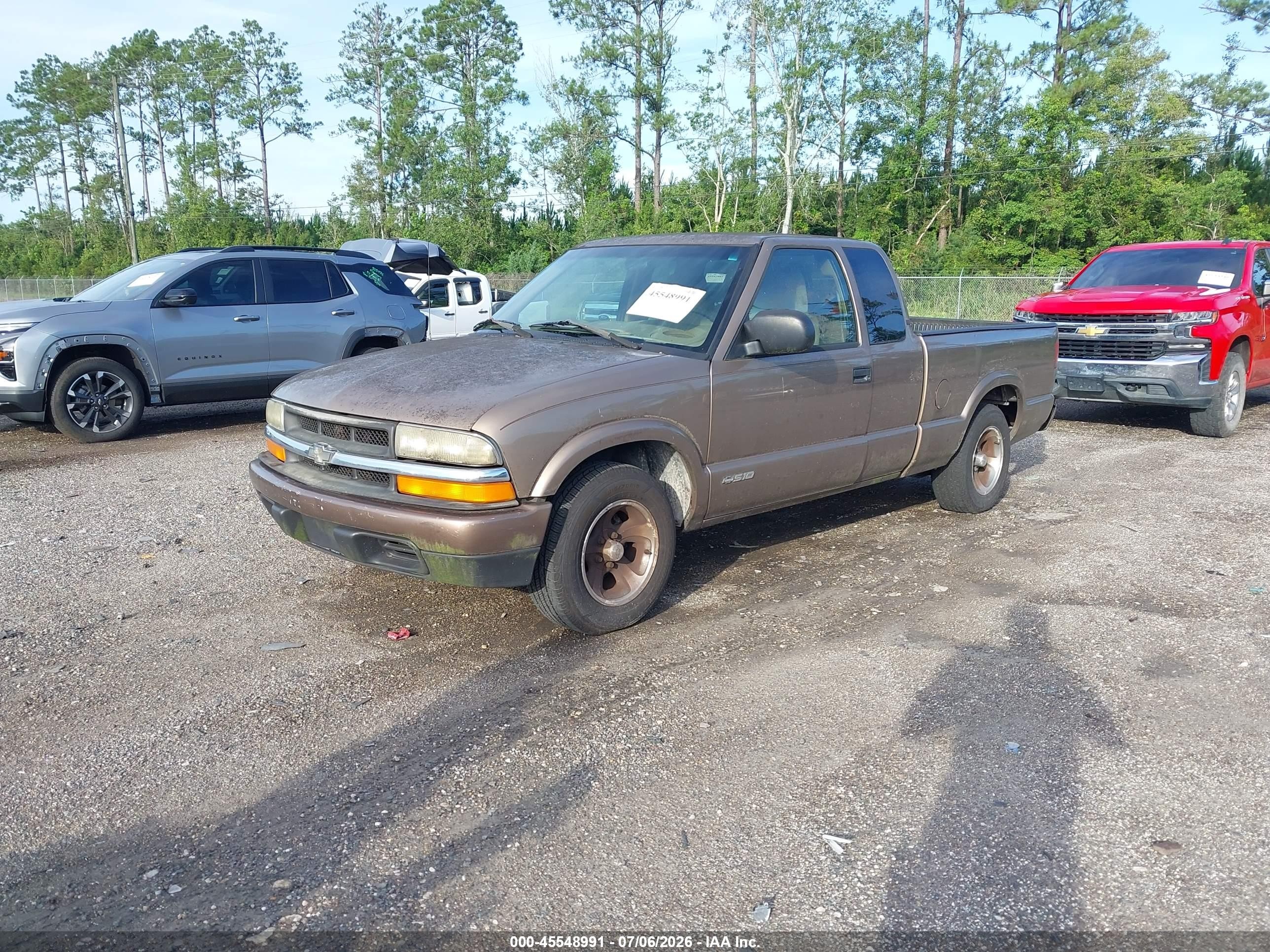 2002 Chevrolet S-10 Ls Желто-коричневый vin: 1GCCS19W028156189