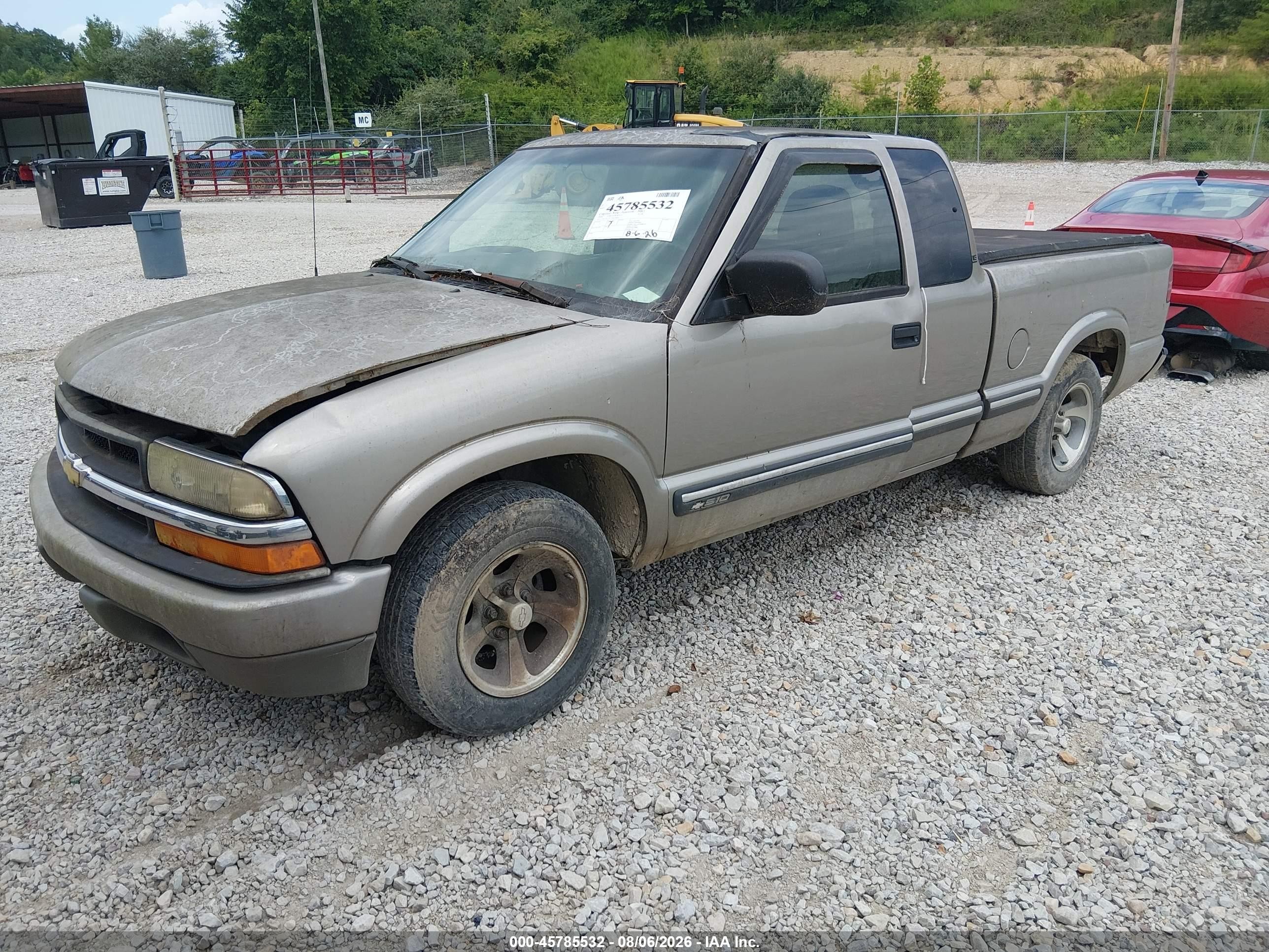 2001 Chevrolet S-10 Ls Champagne vin: 1GCCS19W218140803