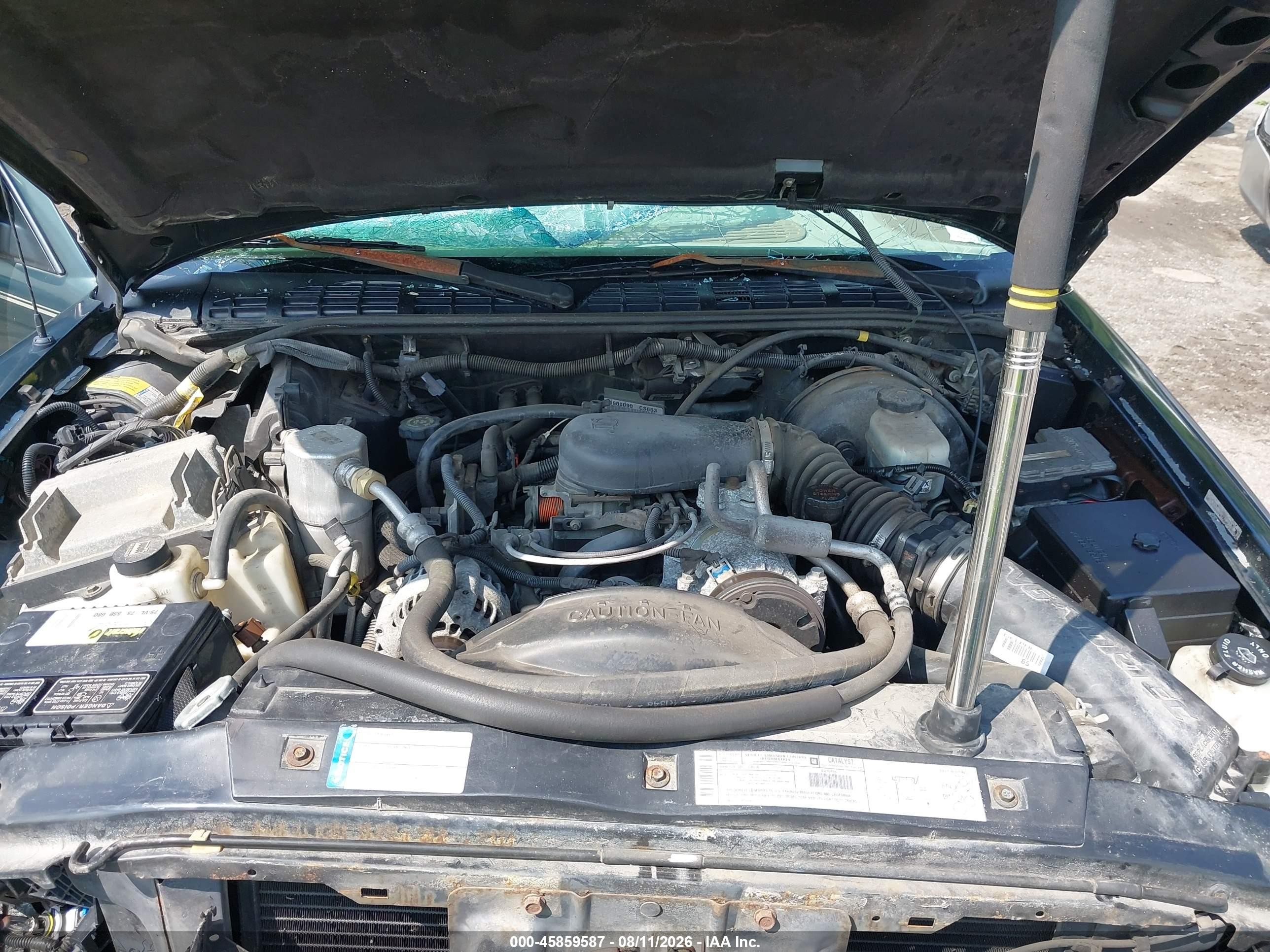 2001 Chevrolet S-10 Ls Green vin: 1GCCS19W218241937