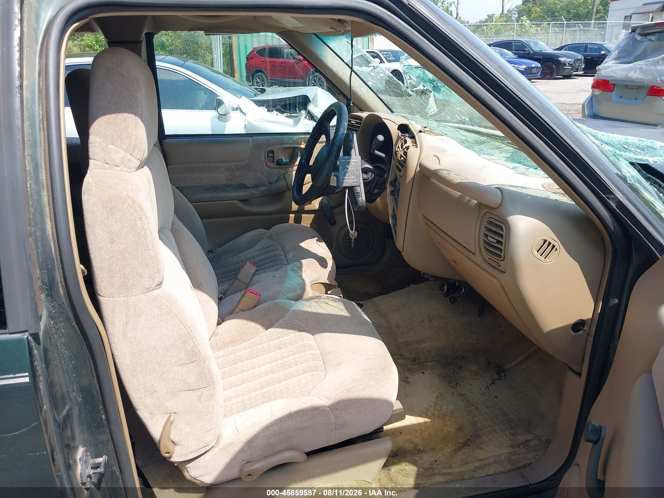 2001 Chevrolet S-10 Ls Green vin: 1GCCS19W218241937