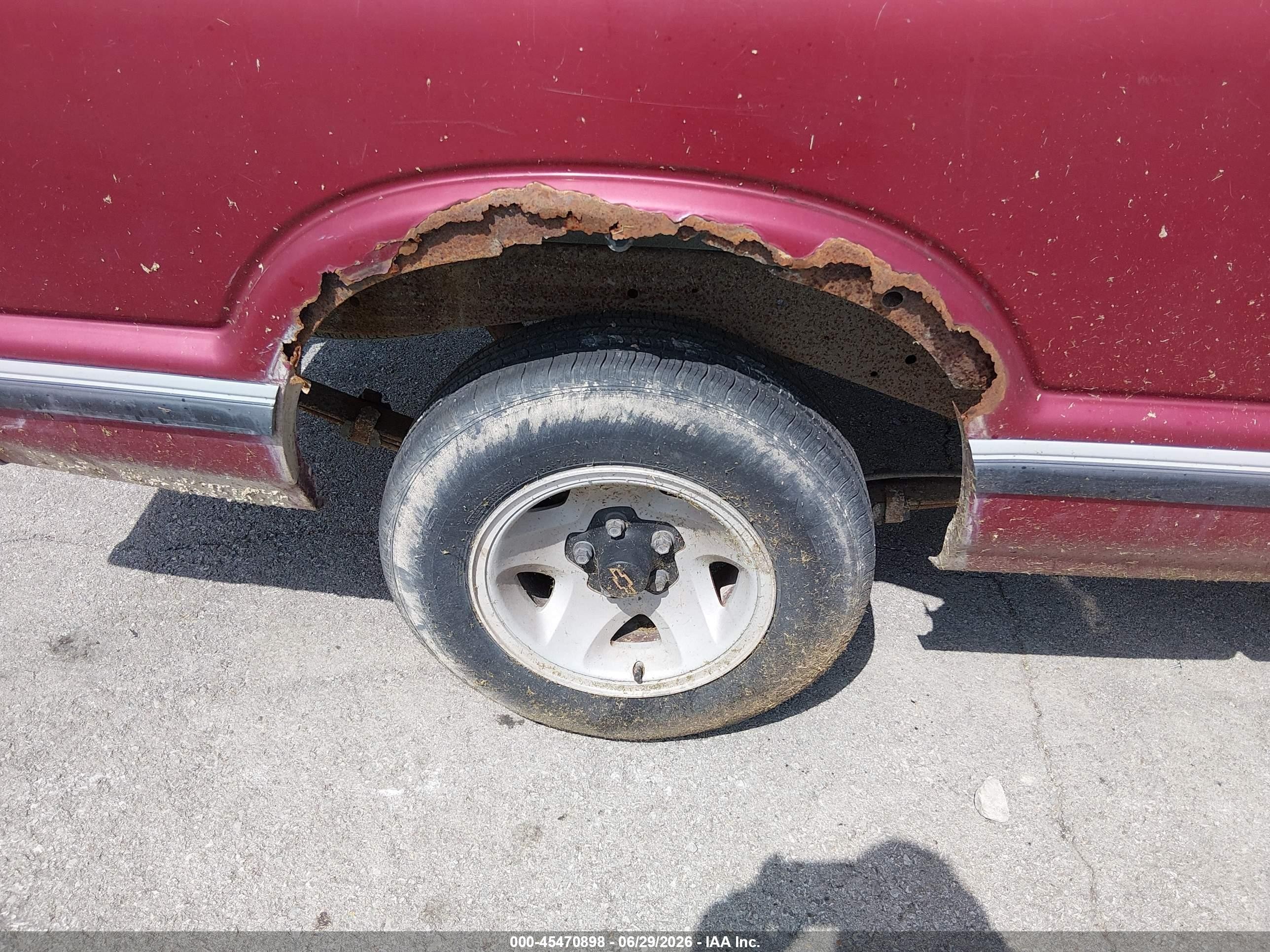 1994 Chevrolet S Truck S10 Maroon vin: 1GCCS19W2R8143079