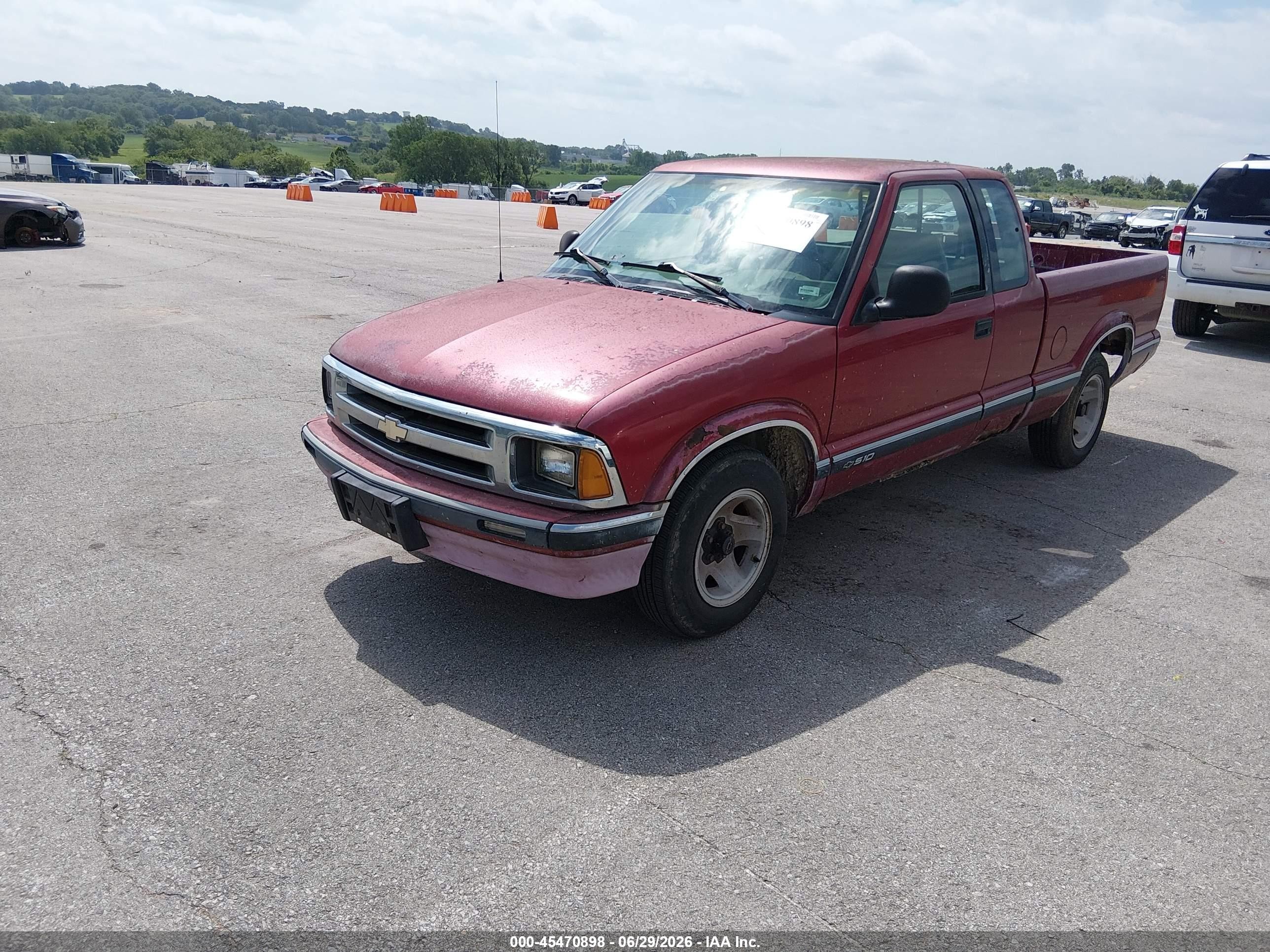 1994 Chevrolet S Truck S10 Maroon vin: 1GCCS19W2R8143079