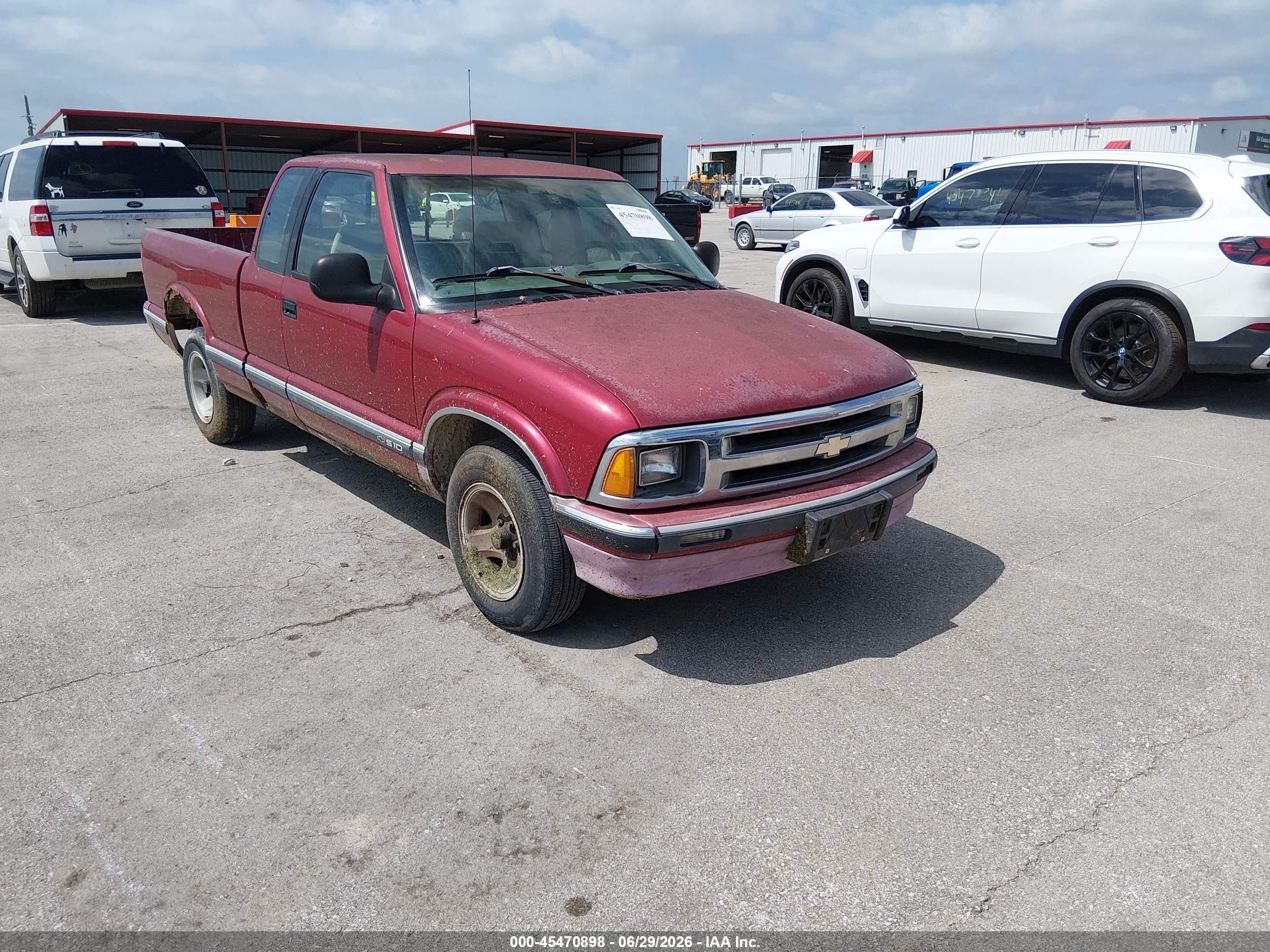 1994 Chevrolet S Truck S10 Maroon vin: 1GCCS19W2R8143079