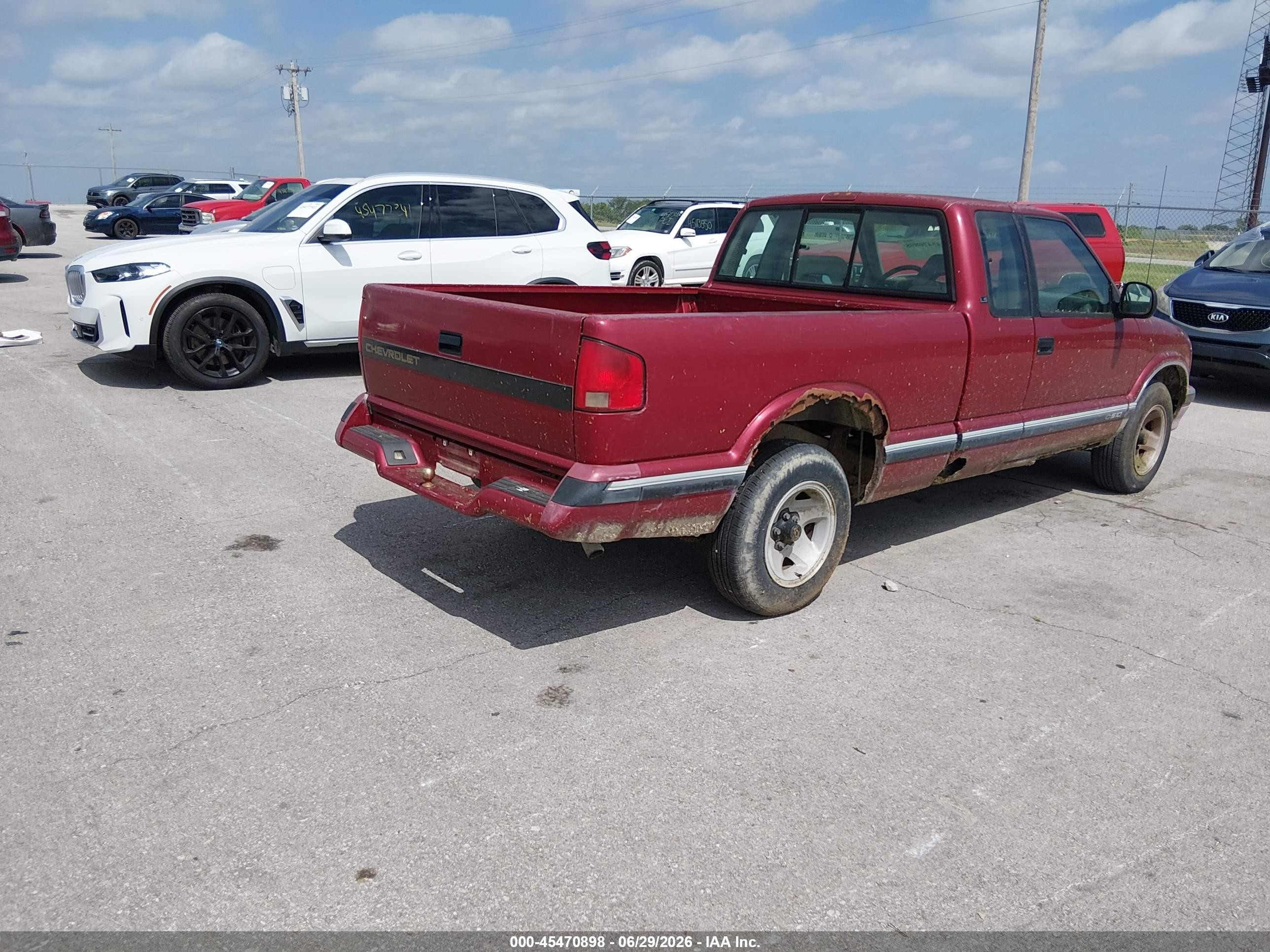 1994 Chevrolet S Truck S10 Maroon vin: 1GCCS19W2R8143079