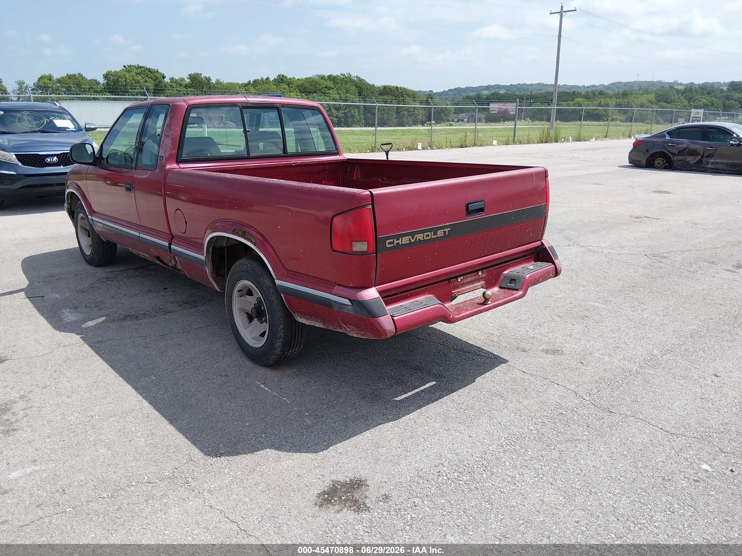 1994 Chevrolet S Truck S10 Maroon vin: 1GCCS19W2R8143079
