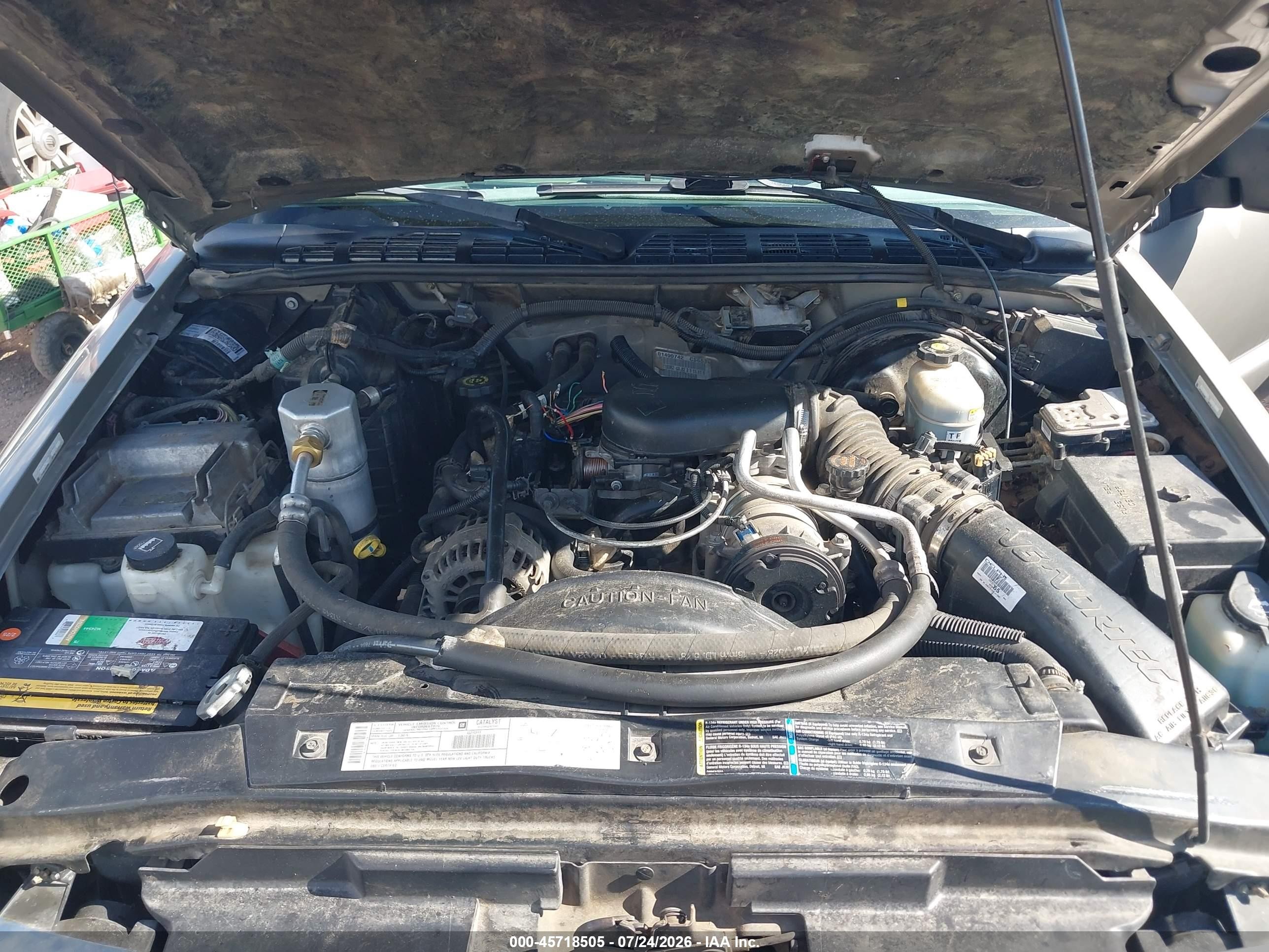 2002 Chevrolet S-10 Ls Champagne vin: 1GCCS19W328206728