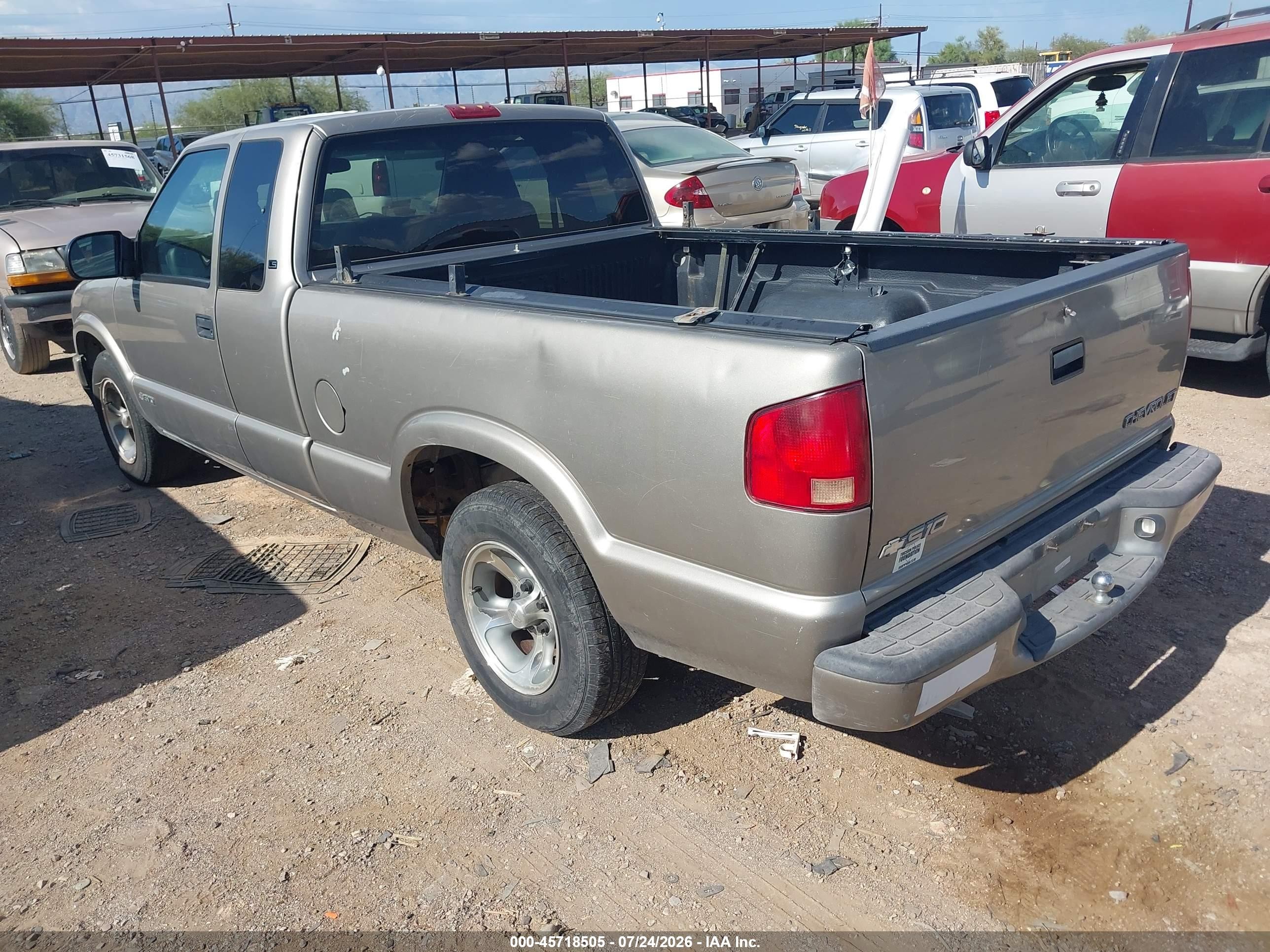 2002 Chevrolet S-10 Ls Champagne vin: 1GCCS19W328206728