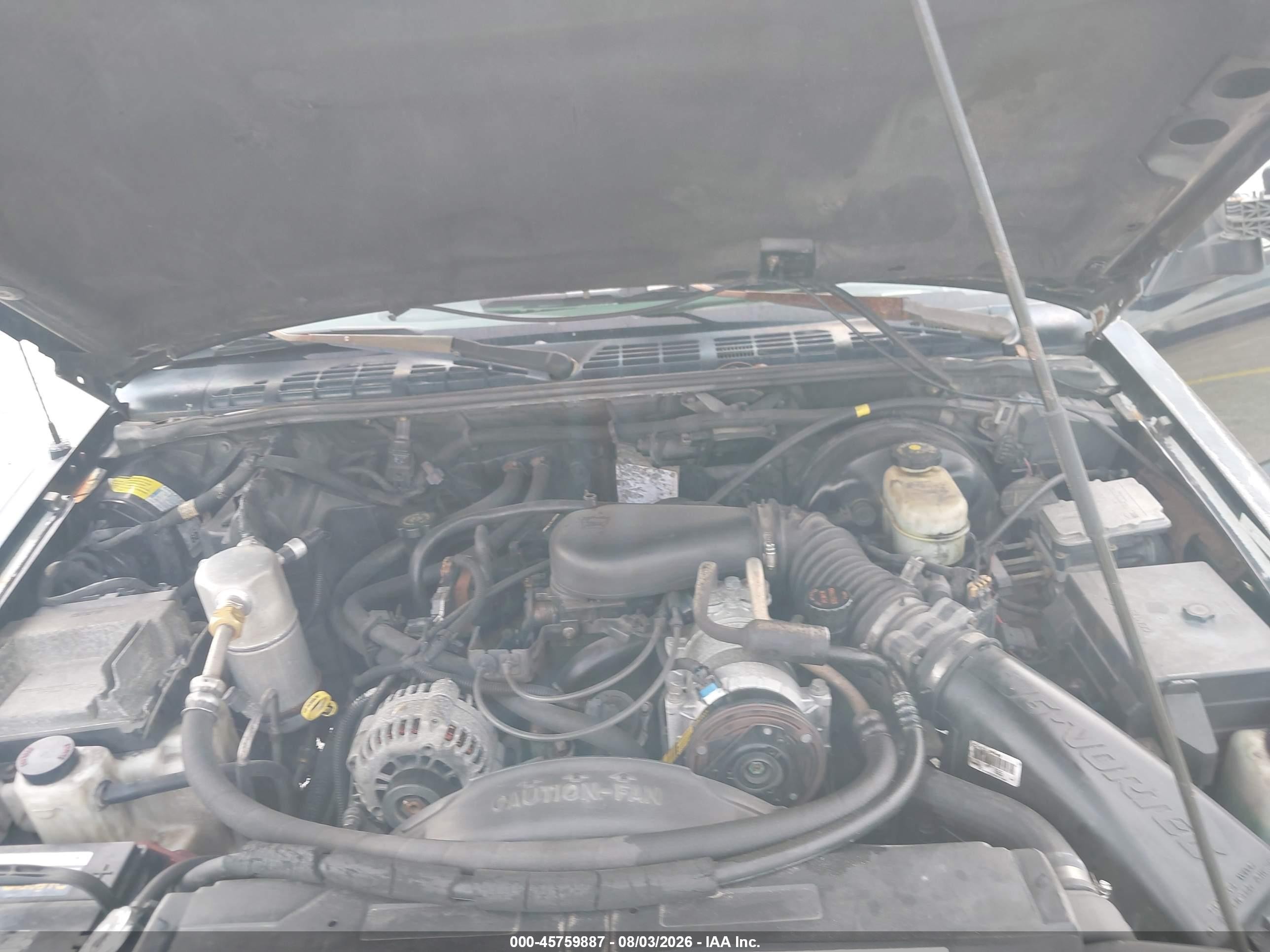 2001 Chevrolet S-10 Ls Черный vin: 1GCCS19W418109567