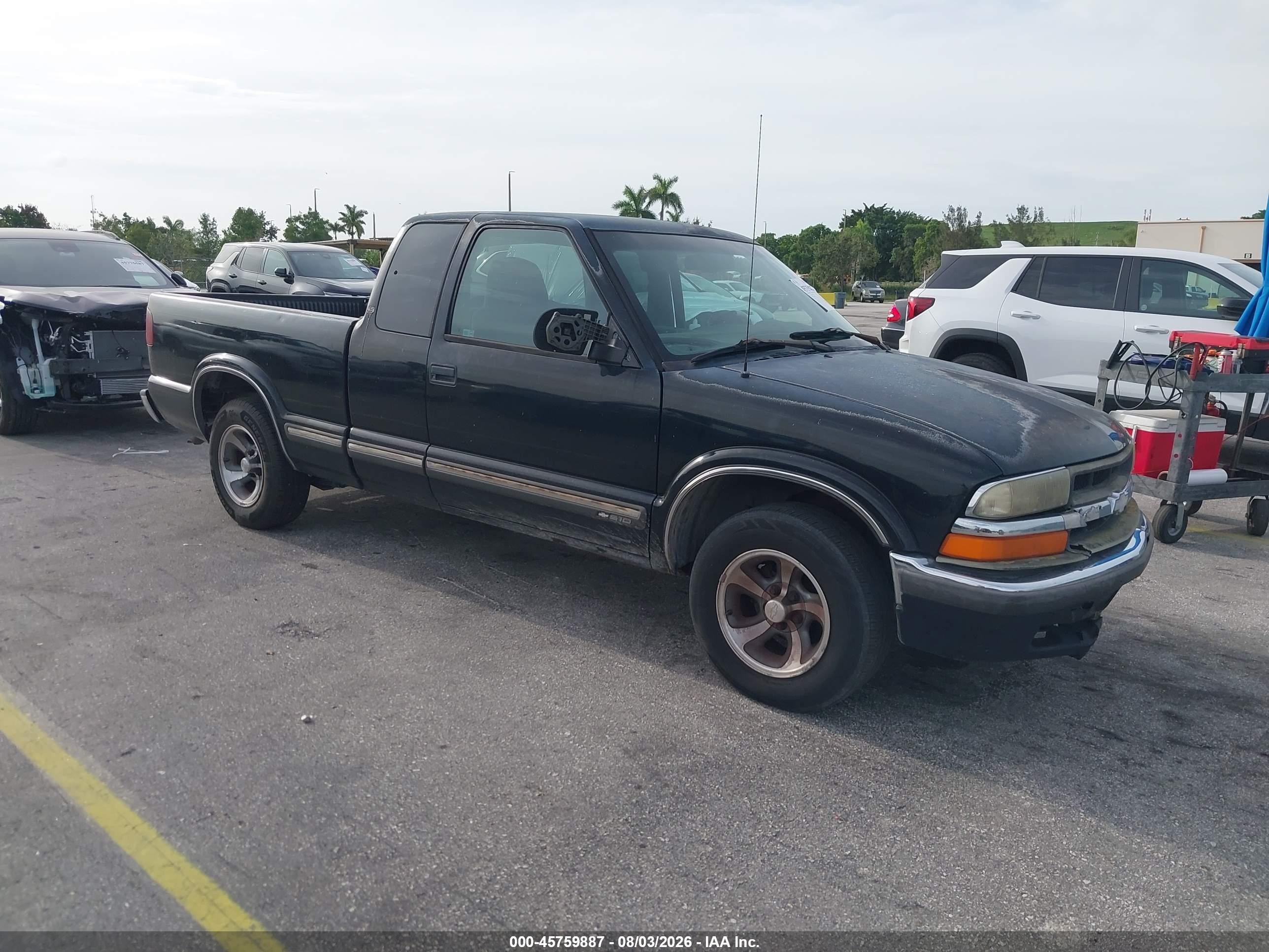 2001 Chevrolet S-10 Ls Черный vin: 1GCCS19W418109567