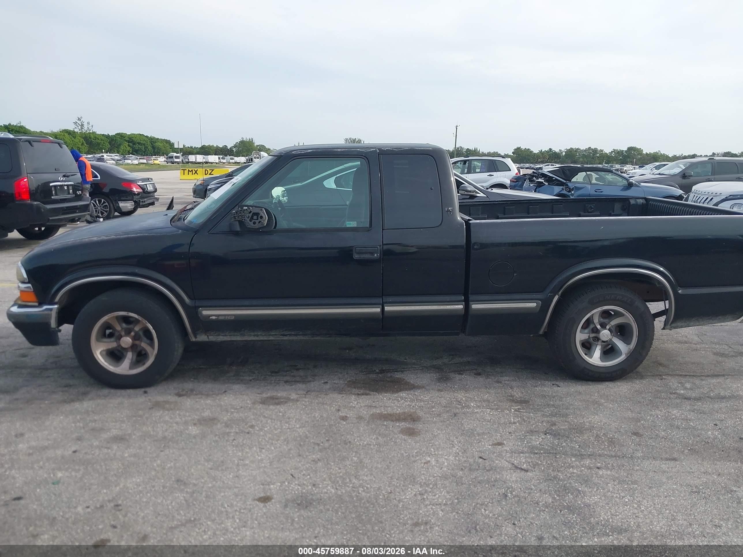 2001 Chevrolet S-10 Ls Черный vin: 1GCCS19W418109567