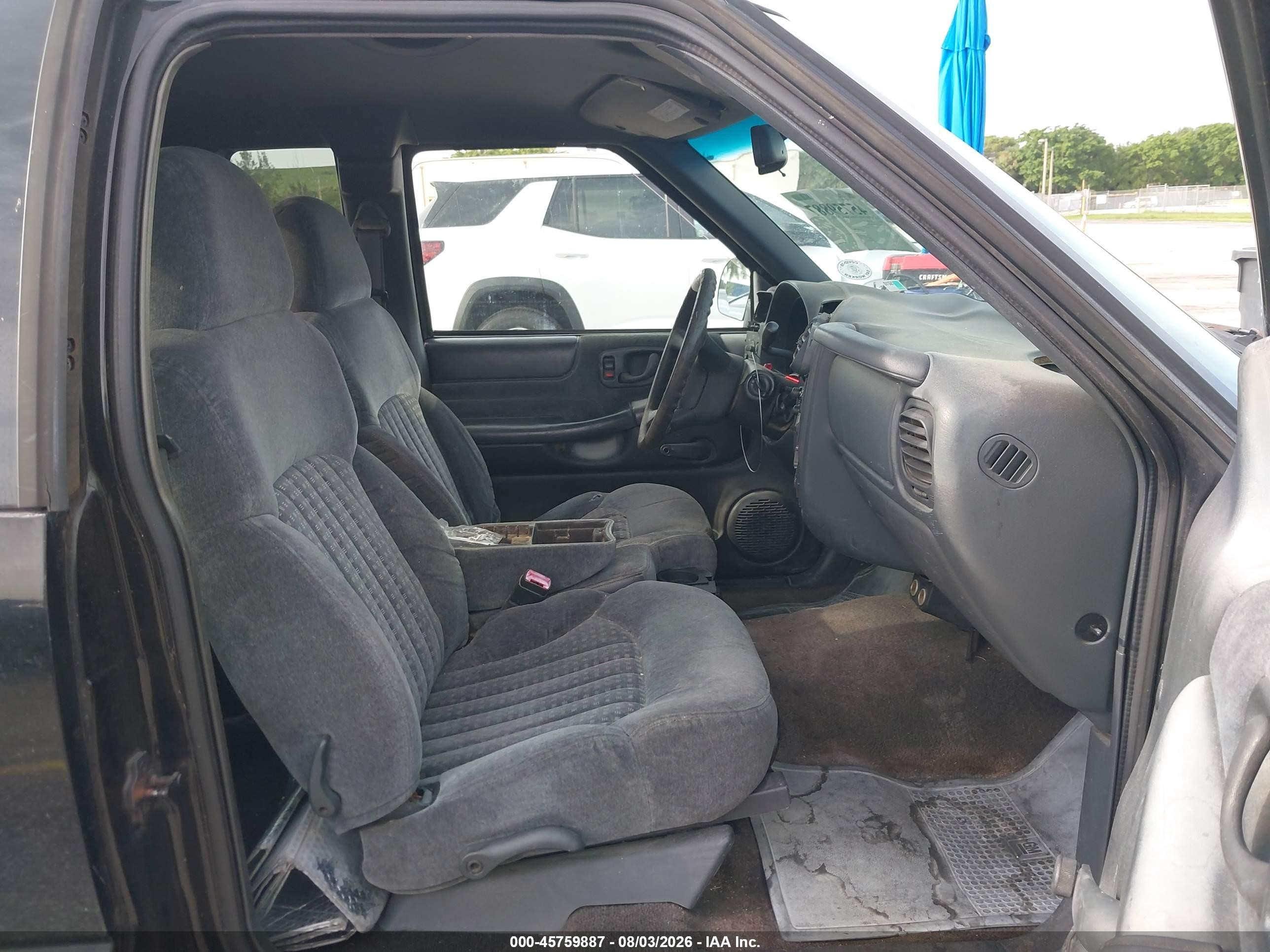2001 Chevrolet S-10 Ls Черный vin: 1GCCS19W418109567