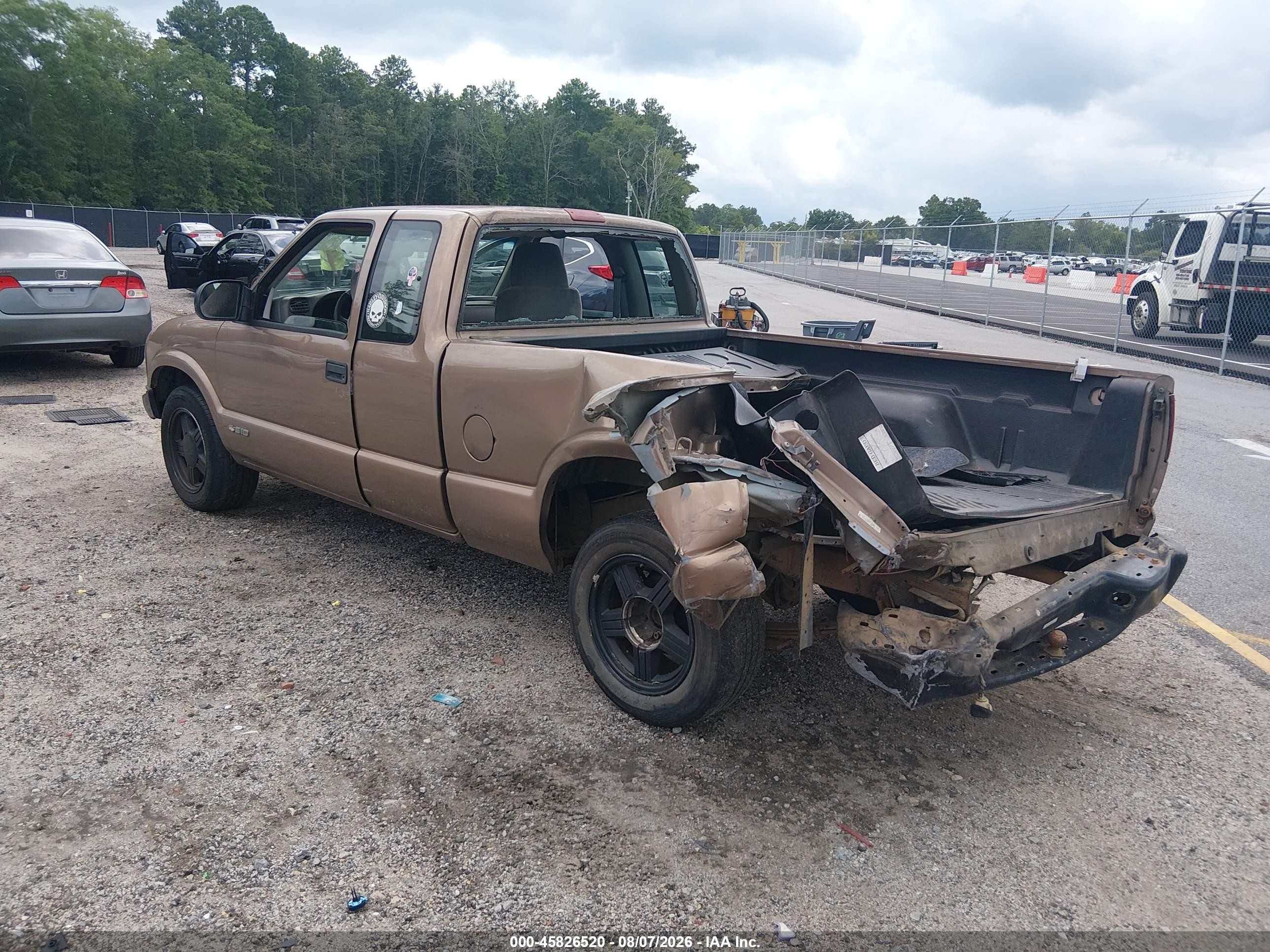 2002 Chevrolet S-10 Ls Brown vin: 1GCCS19W428128489